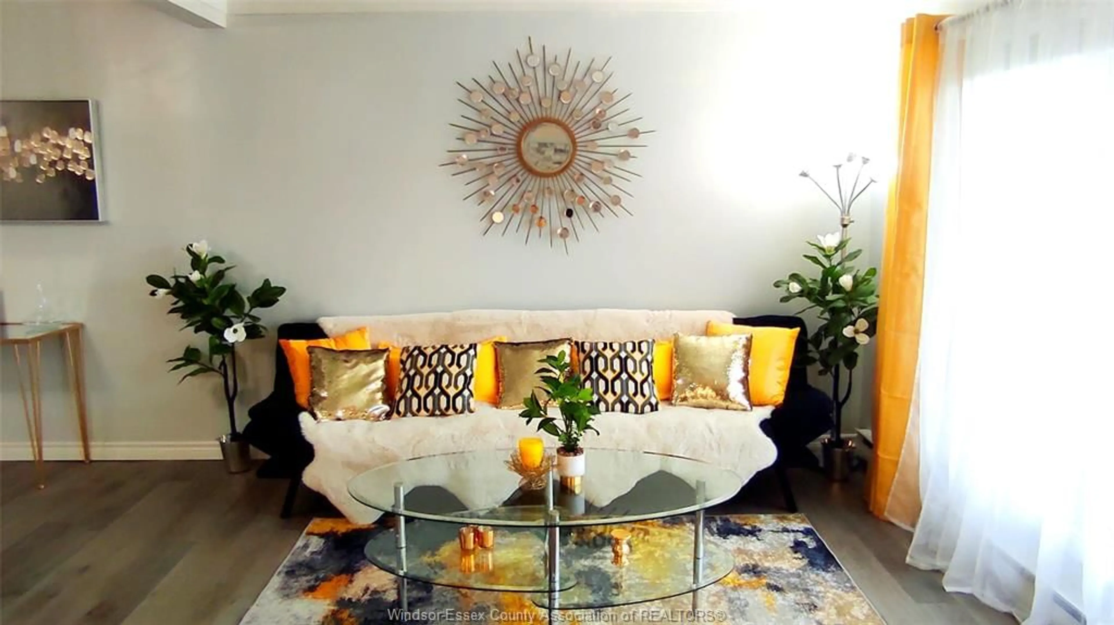 Living room with furniture, unknown for 1711 EAST GATE ESTATES #46, Windsor Ontario N8T 2S8