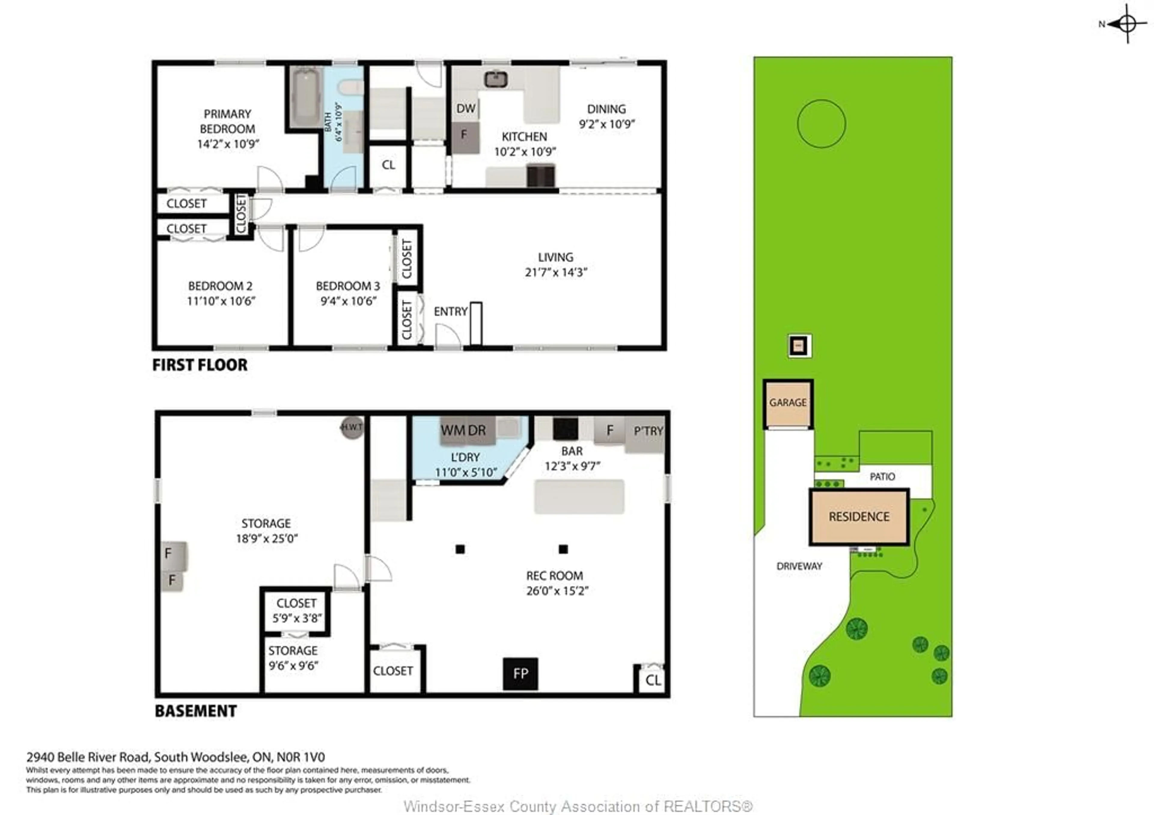 Floor plan for 2940 County Rd 27, Woodslee Ontario N0R 1V0