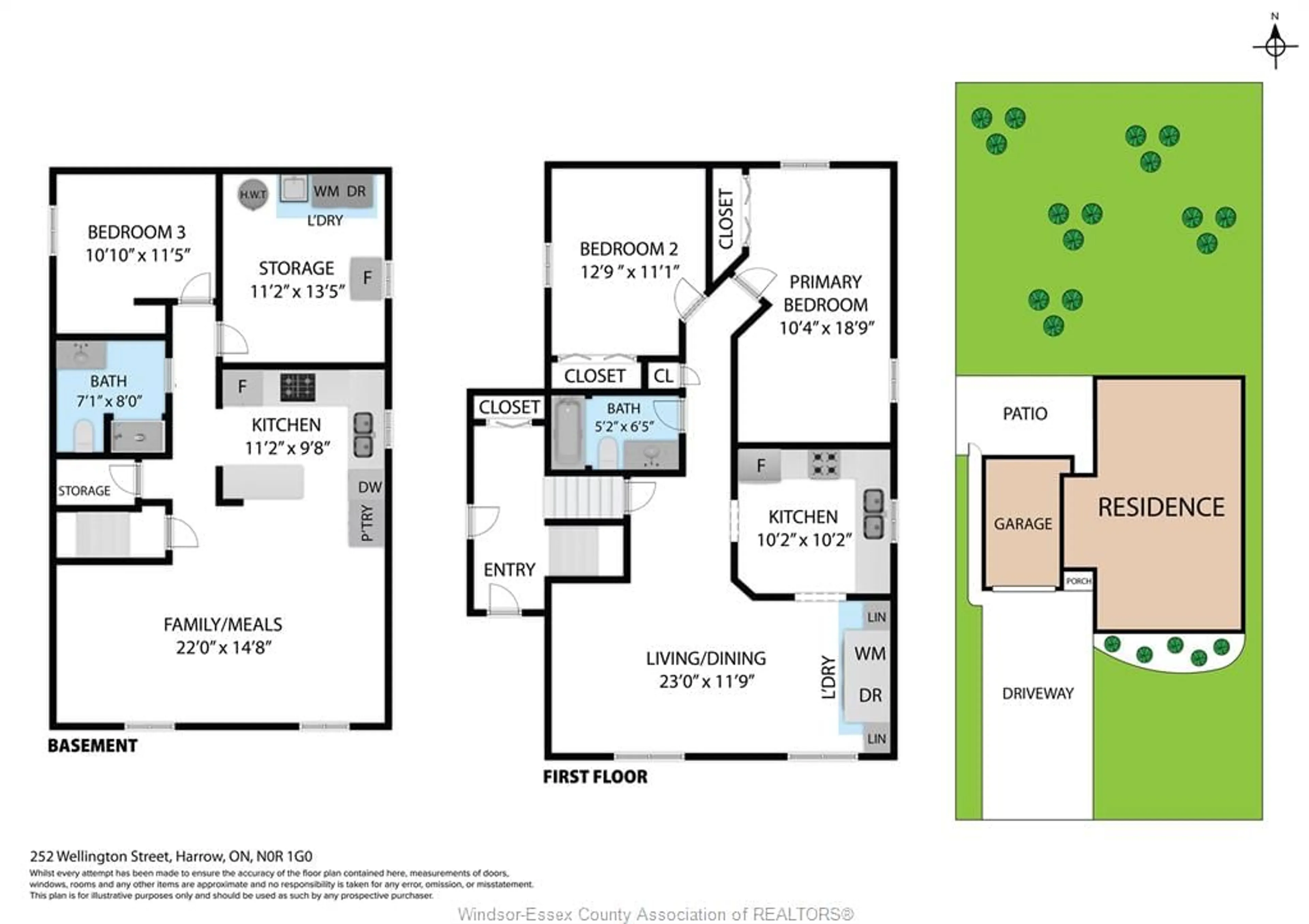 Floor plan for 252 Wellington St, Harrow Ontario N0R 1G0