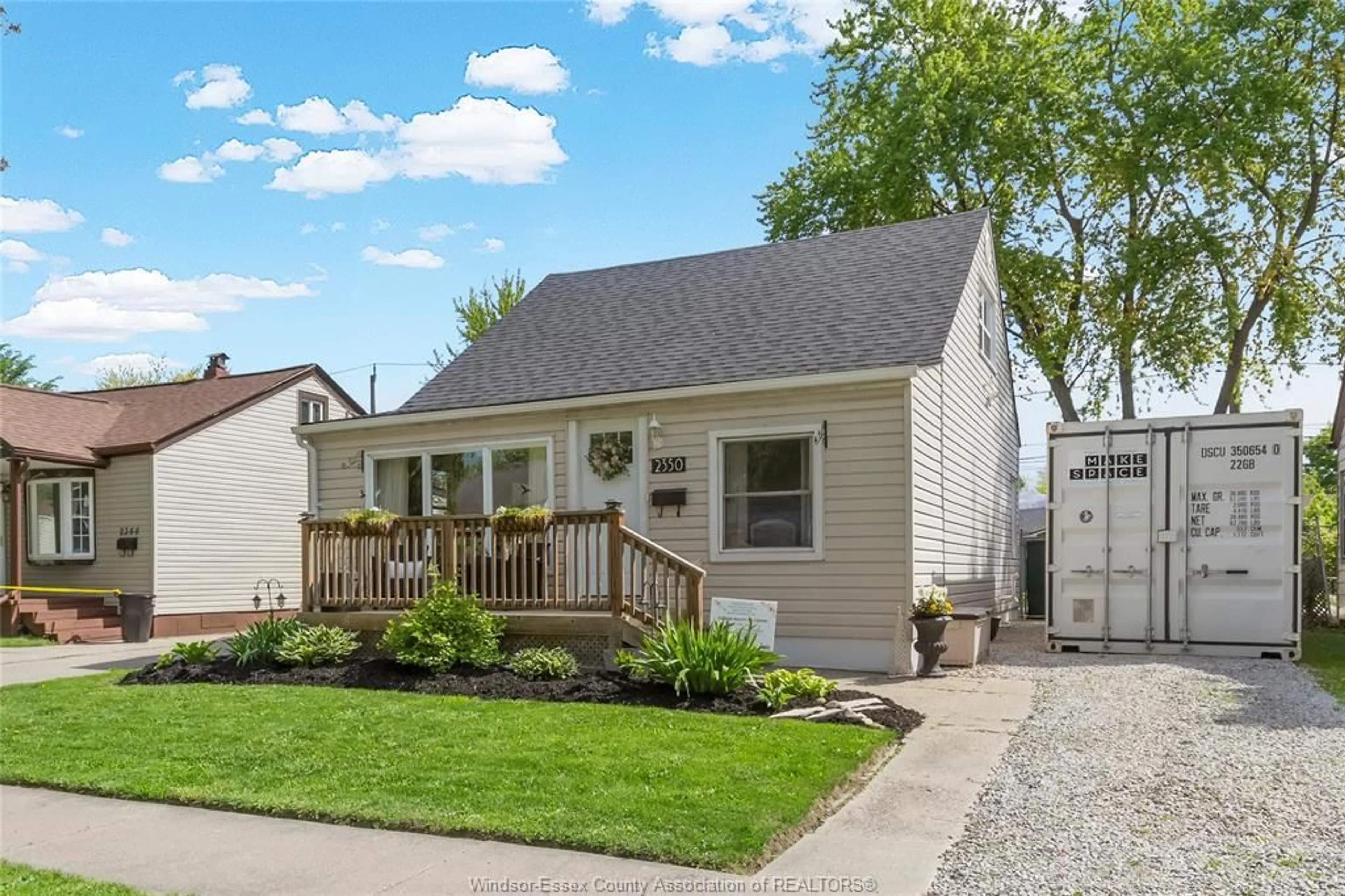 Home with vinyl exterior material, street for 2350 ELSMERE, Windsor Ontario N8W 2C8