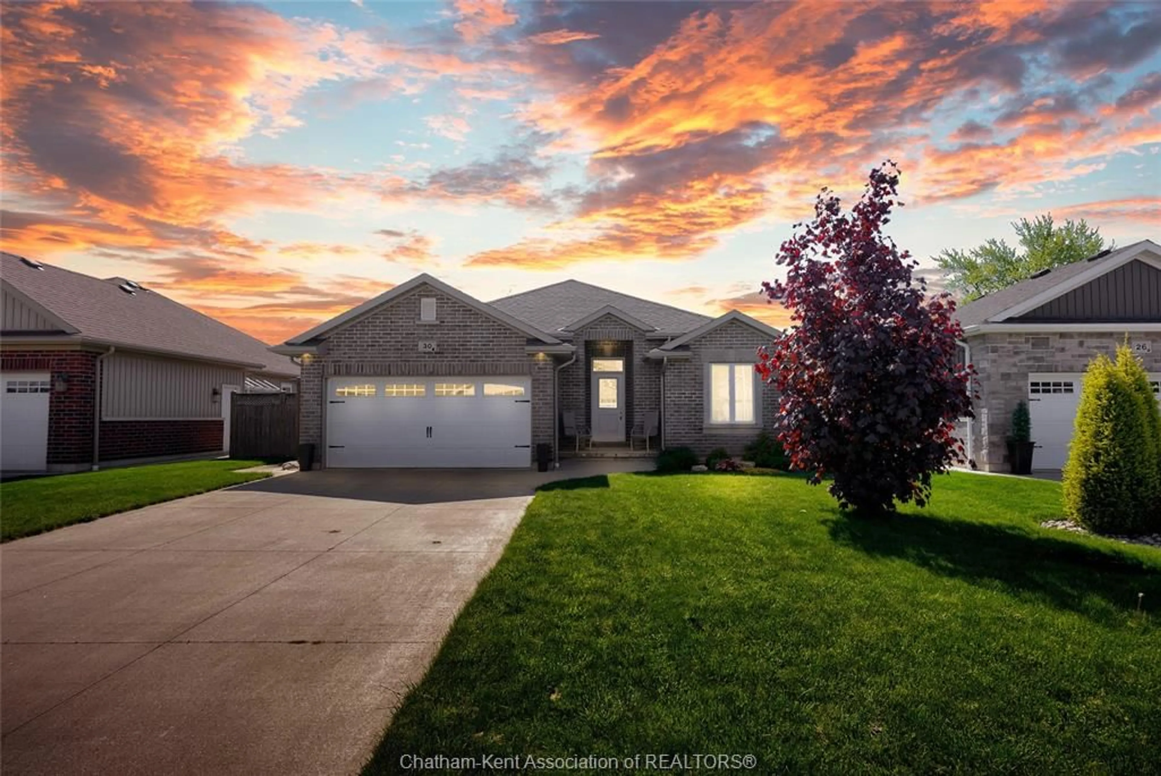 Home with vinyl exterior material, street for 30 Lanz Blvd, Blenheim Ontario N0P 1A0