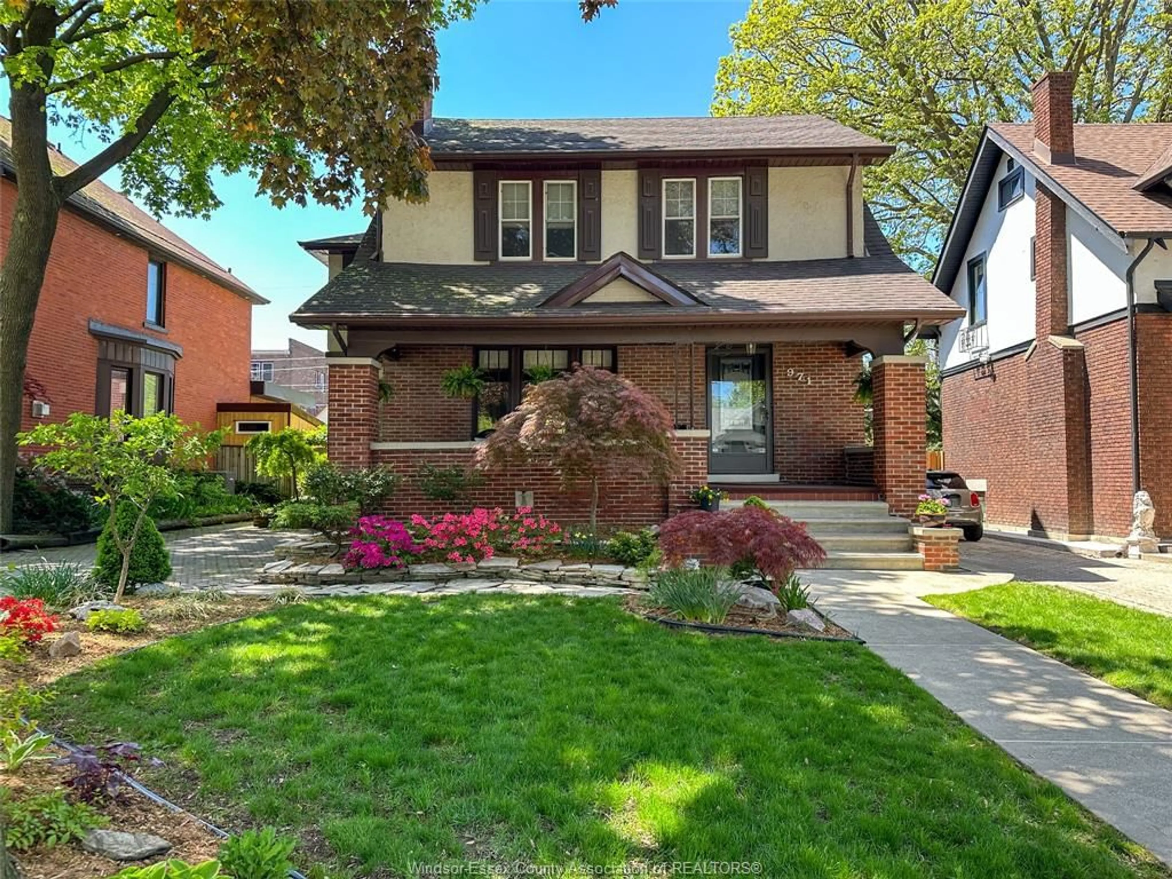 Home with brick exterior material, street for 971 VICTORIA, Windsor Ontario N9A 4N5