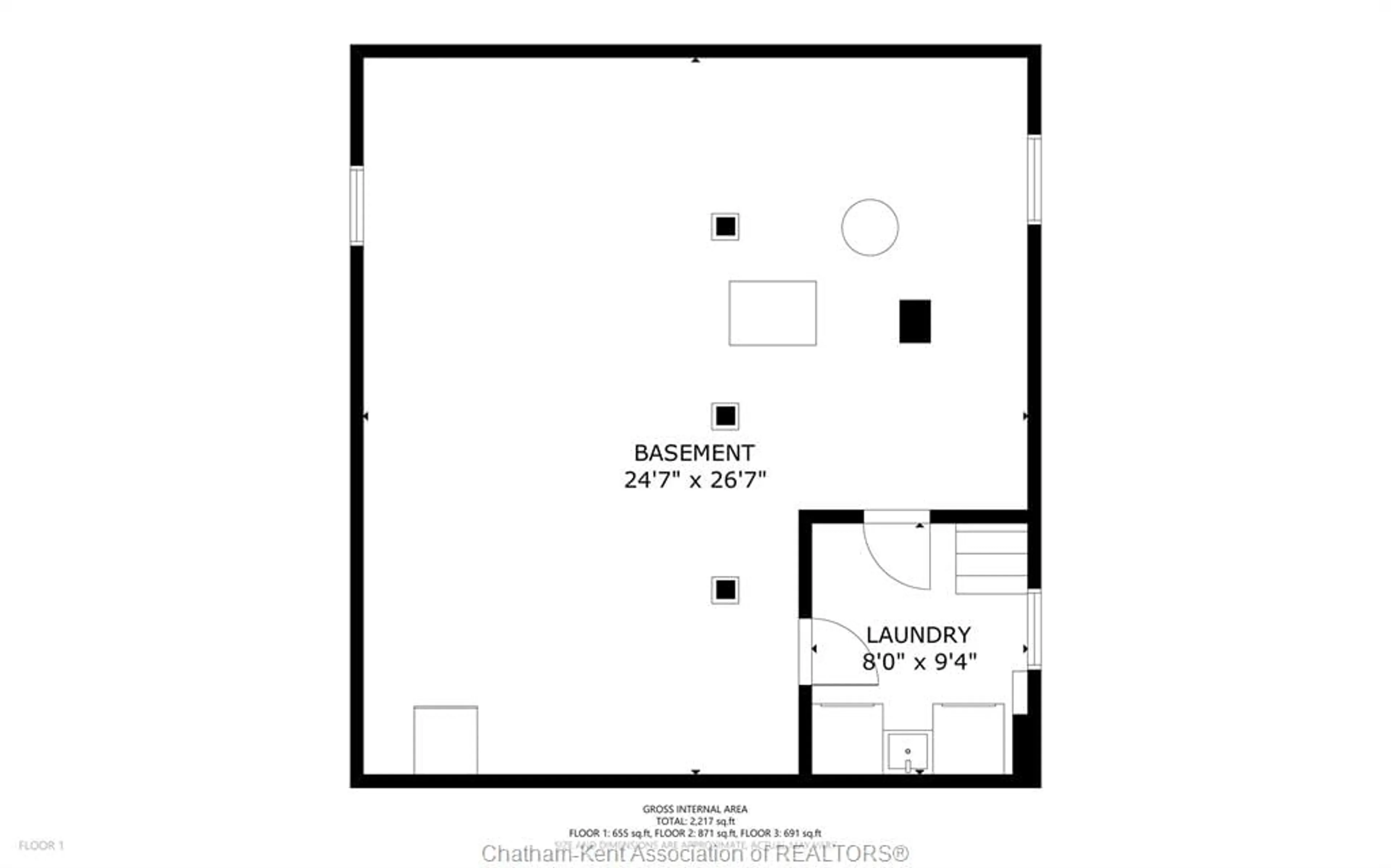 Floor plan for 82 Robertson Ave, Chatham Ontario N7M 3A6