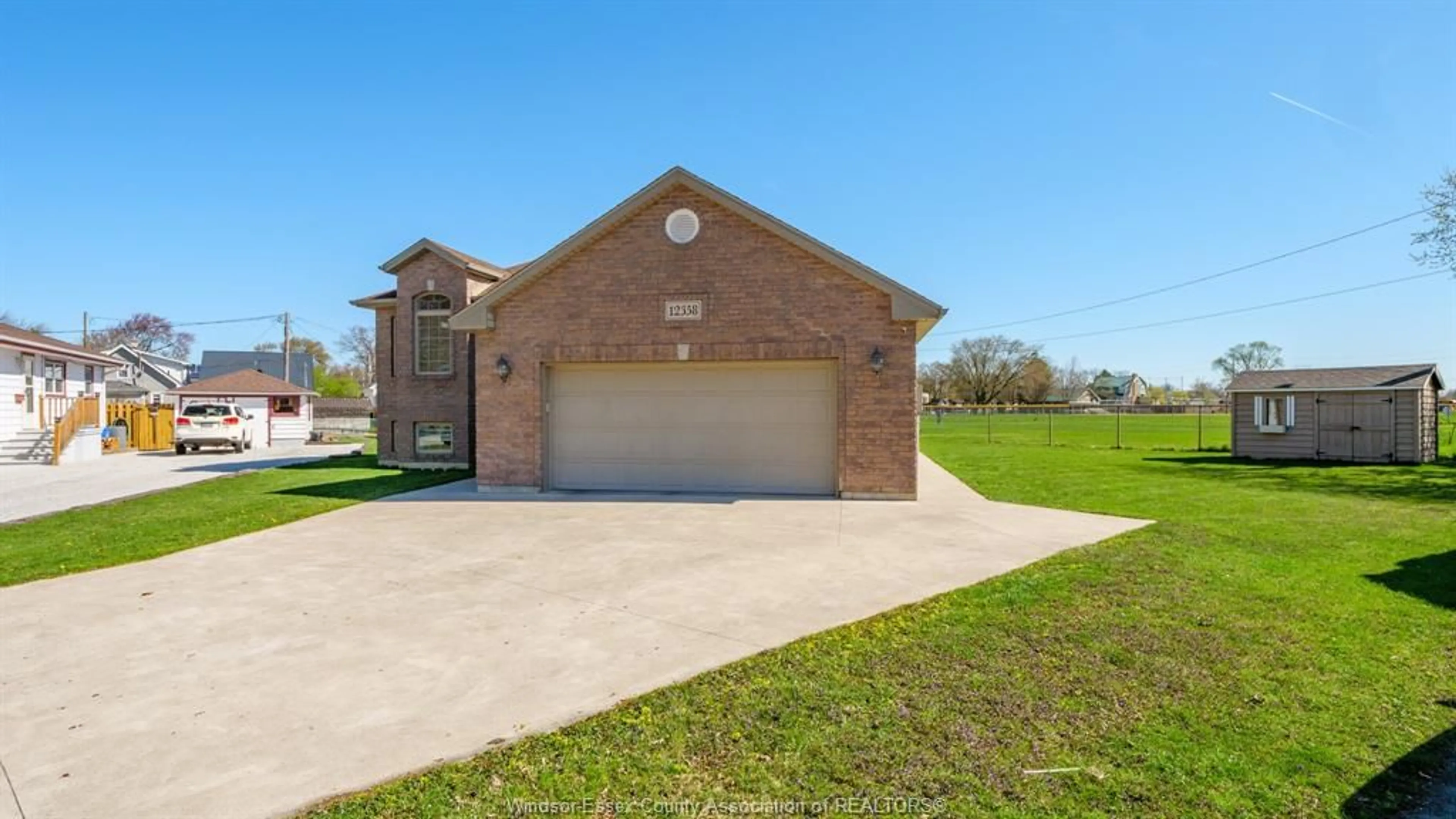 Home with brick exterior material, water/lake/river/ocean view for 12358 LACHANCE St, Tecumseh Ontario N8N 1L6