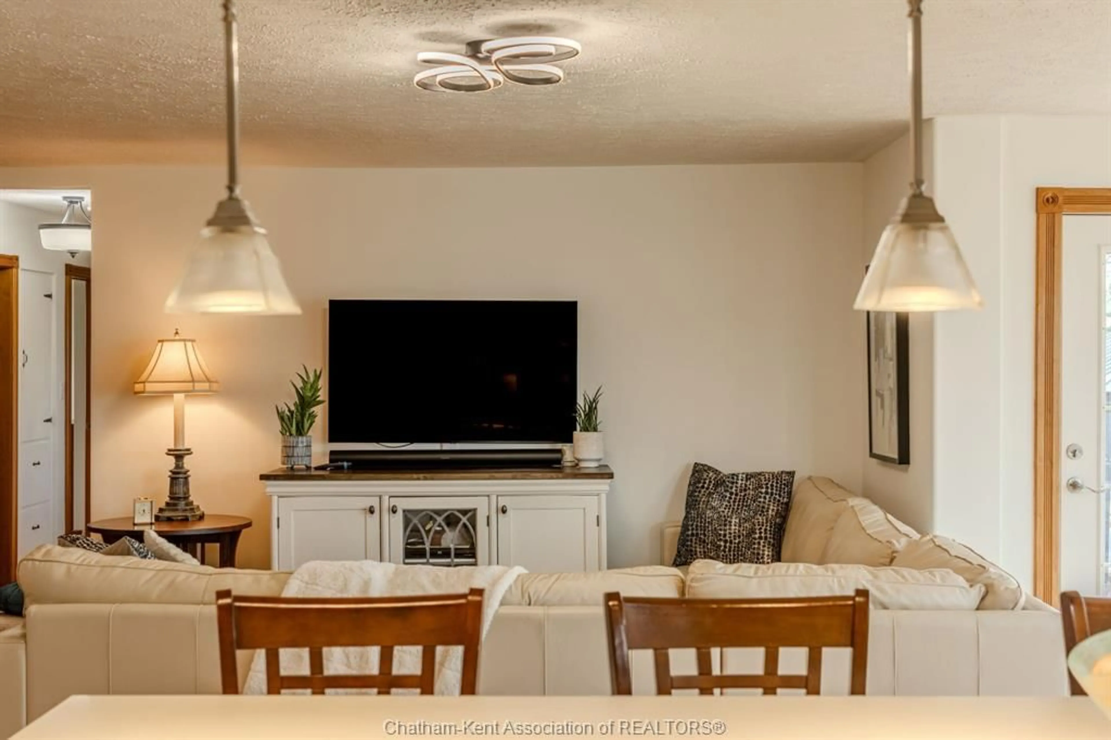 Living room with furniture, unknown for 9254 Maynard Line, Harwich Township Ontario N7M 5J3
