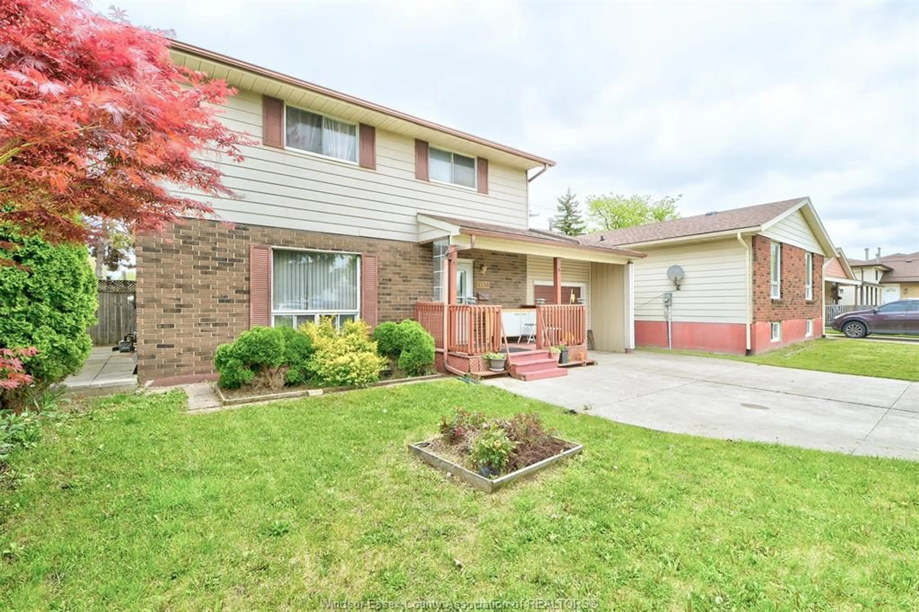 Home with brick exterior material, street for 1330 HALLMARK, Windsor Ontario N8W 4Z3