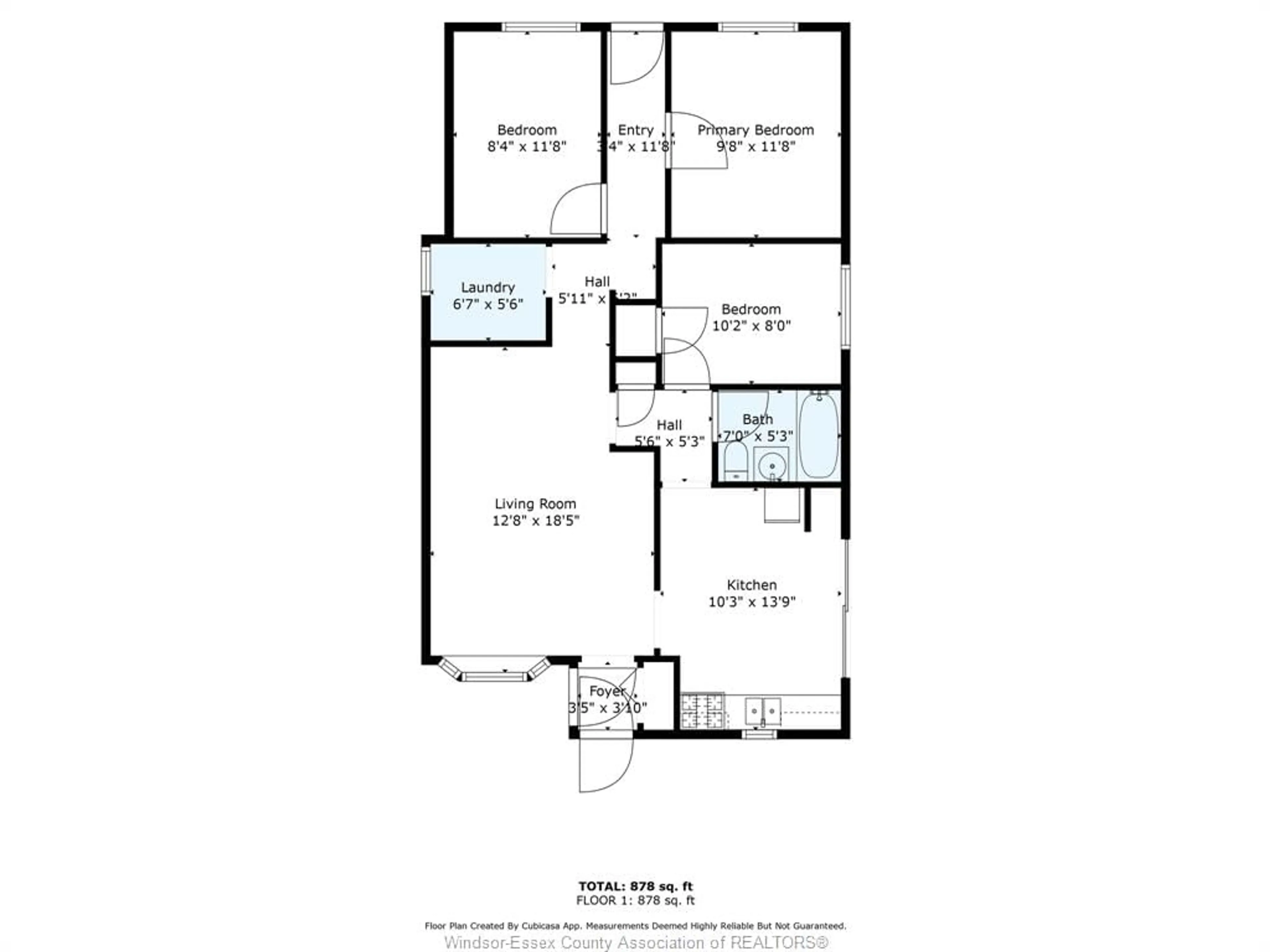 Floor plan for 1561 Drouillard Rd, Windsor Ontario N8Y 2S1
