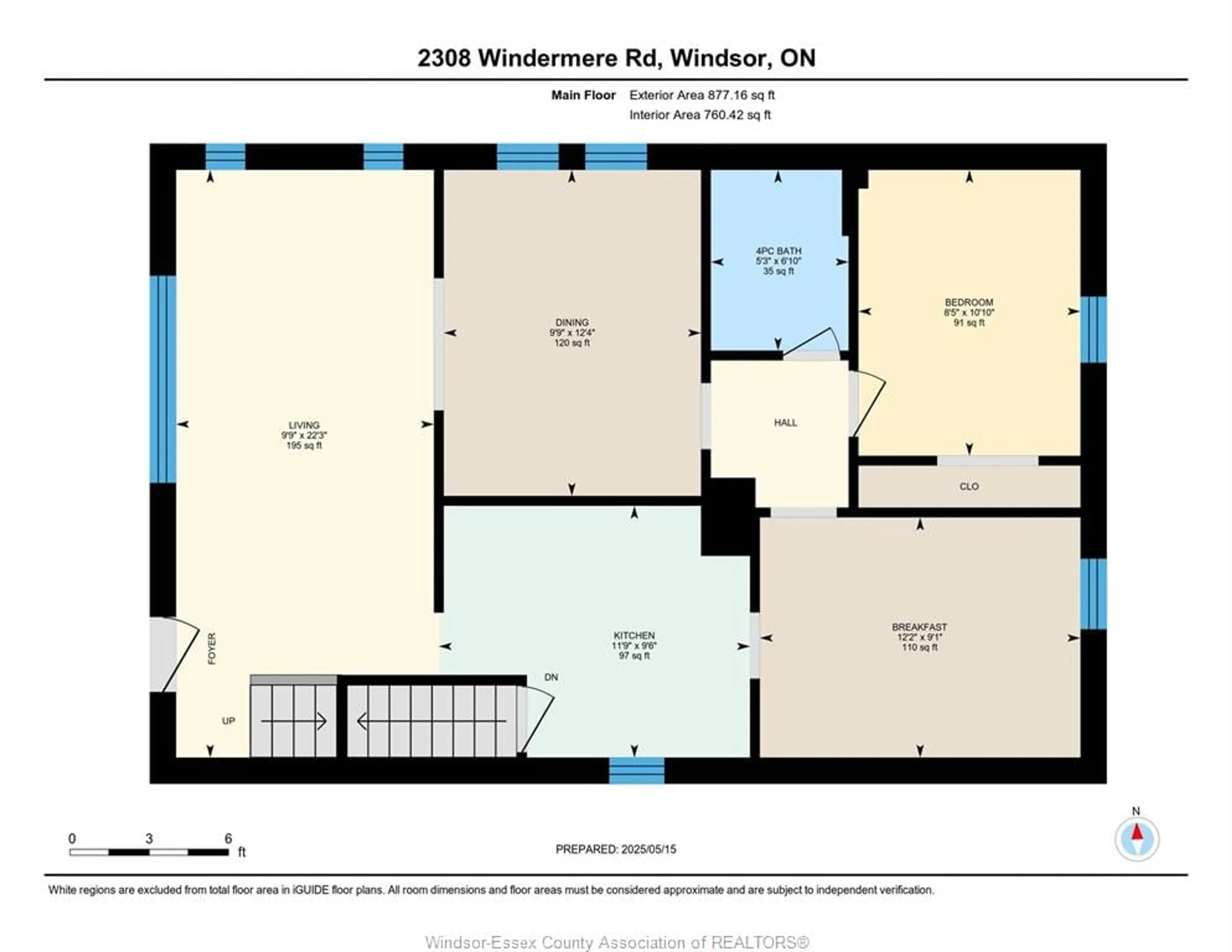 Floor plan for 2308 WINDERMERE Rd, Windsor Ontario N8W 2S9