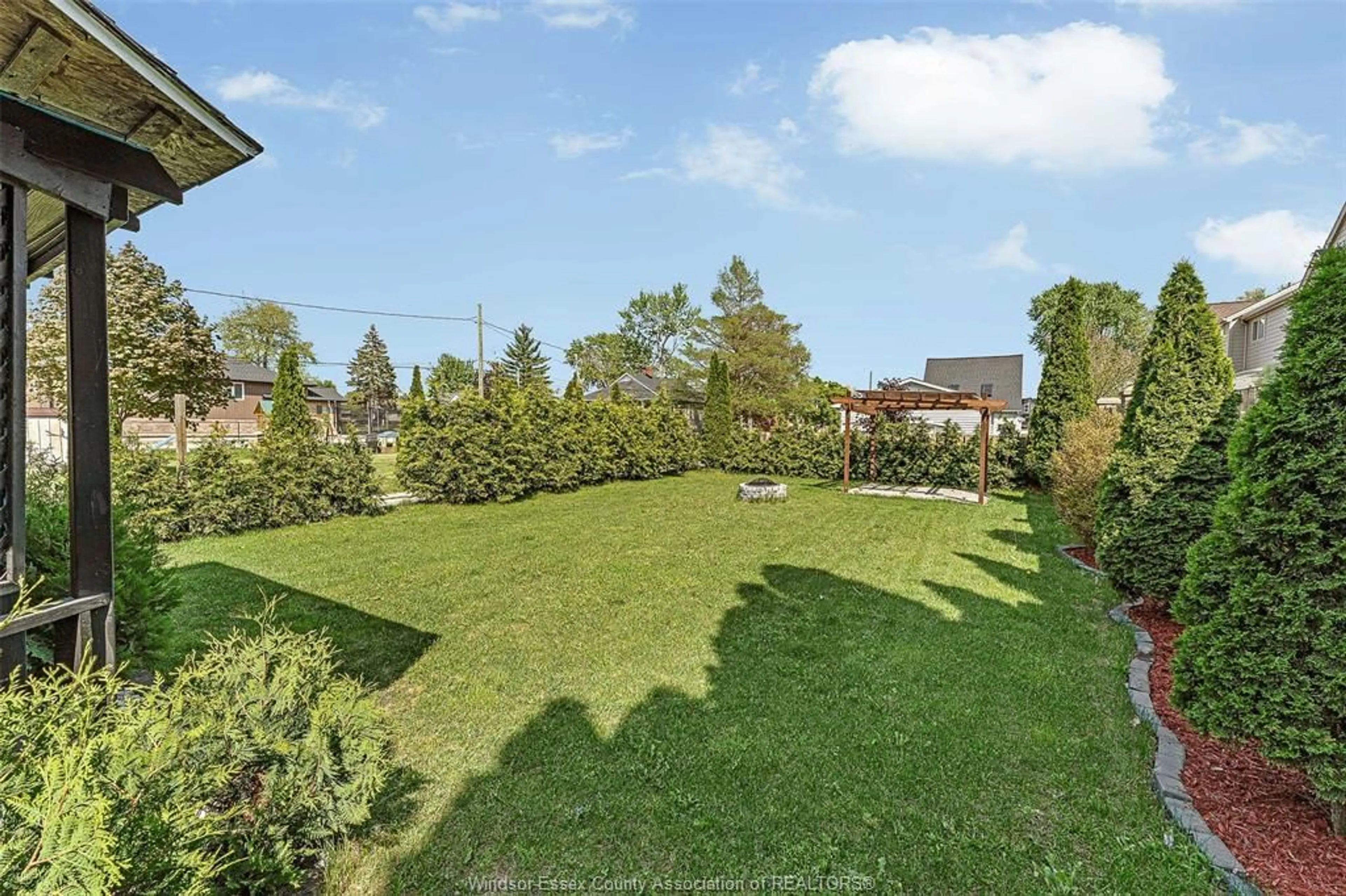 A pic from outside/outdoor area/front of a property/back of a property/a pic from drone, forest/trees view for 75 PARE Lane, LaSalle Ontario N9J 1W3