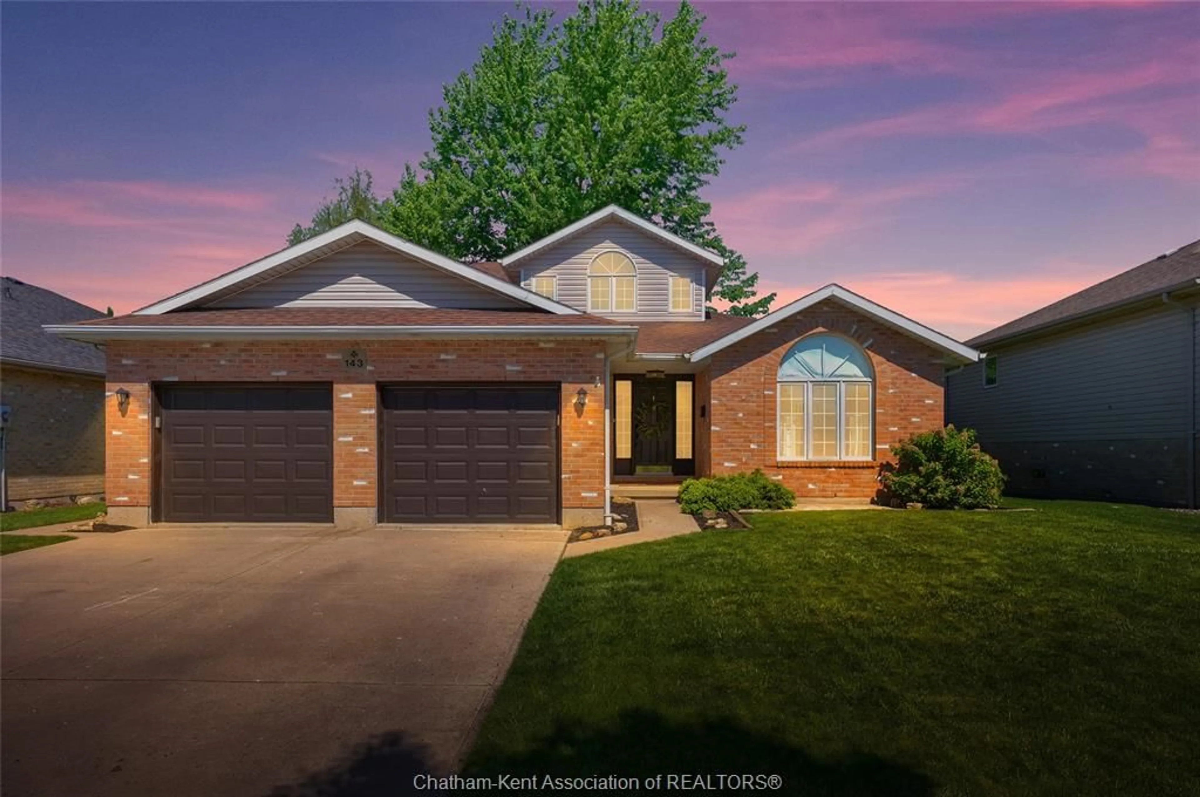 Home with brick exterior material, street for 143 GARDEN Path, Chatham Ontario N7L 5M3
