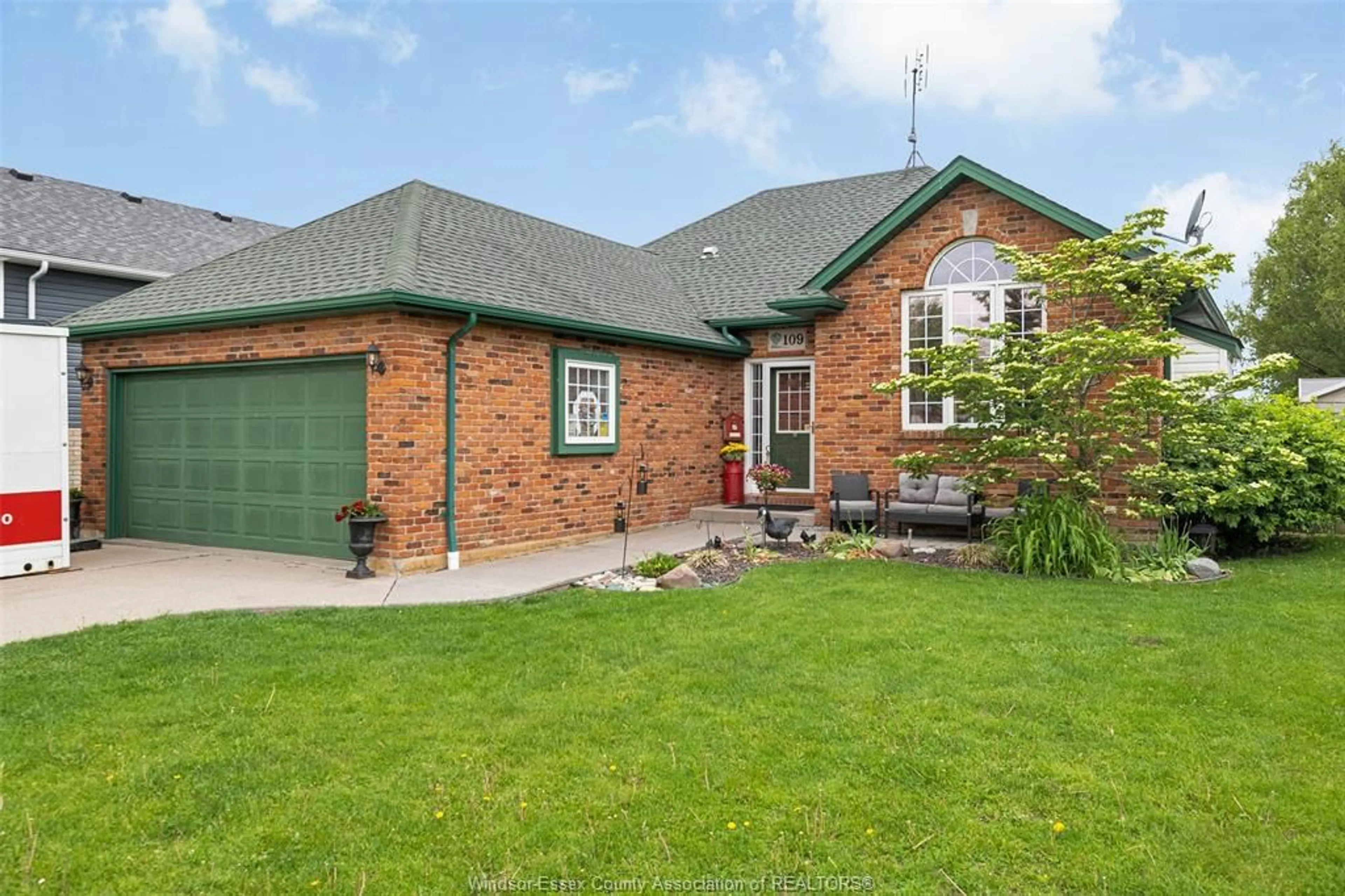 Home with brick exterior material, street for 109 Duck Creek, Belle River Ontario N8L 0M4