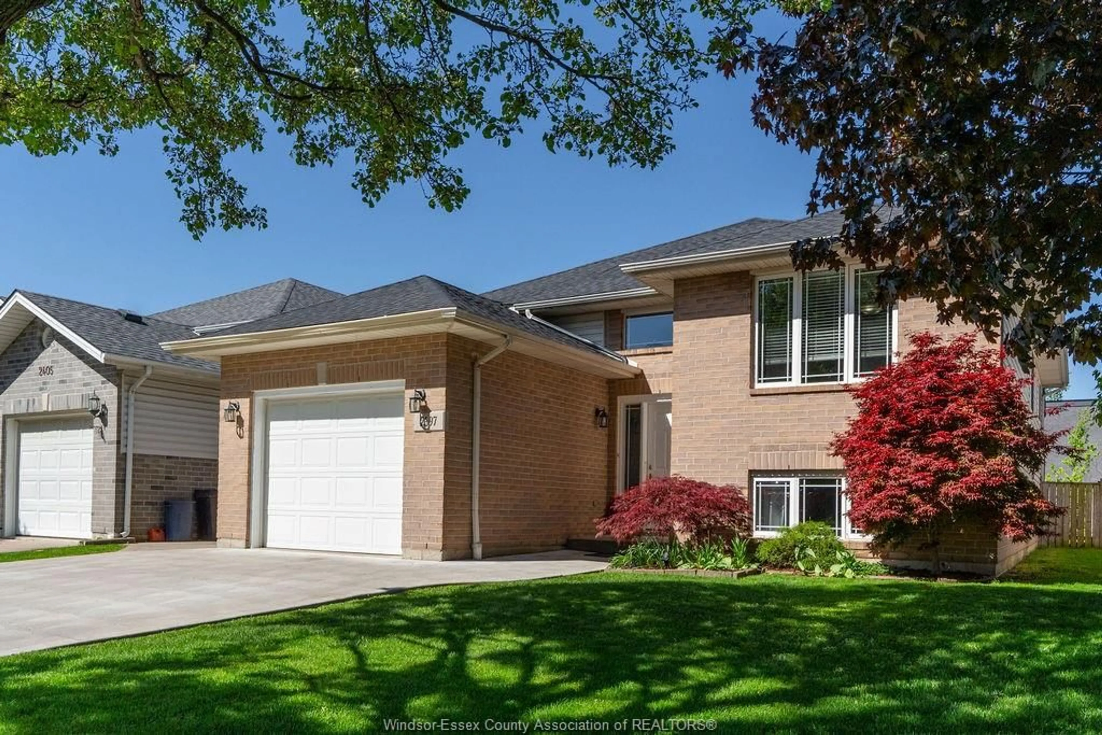 Home with brick exterior material, street for 2397 TRANQUILITY Ave, Windsor Ontario N8P 1R8
