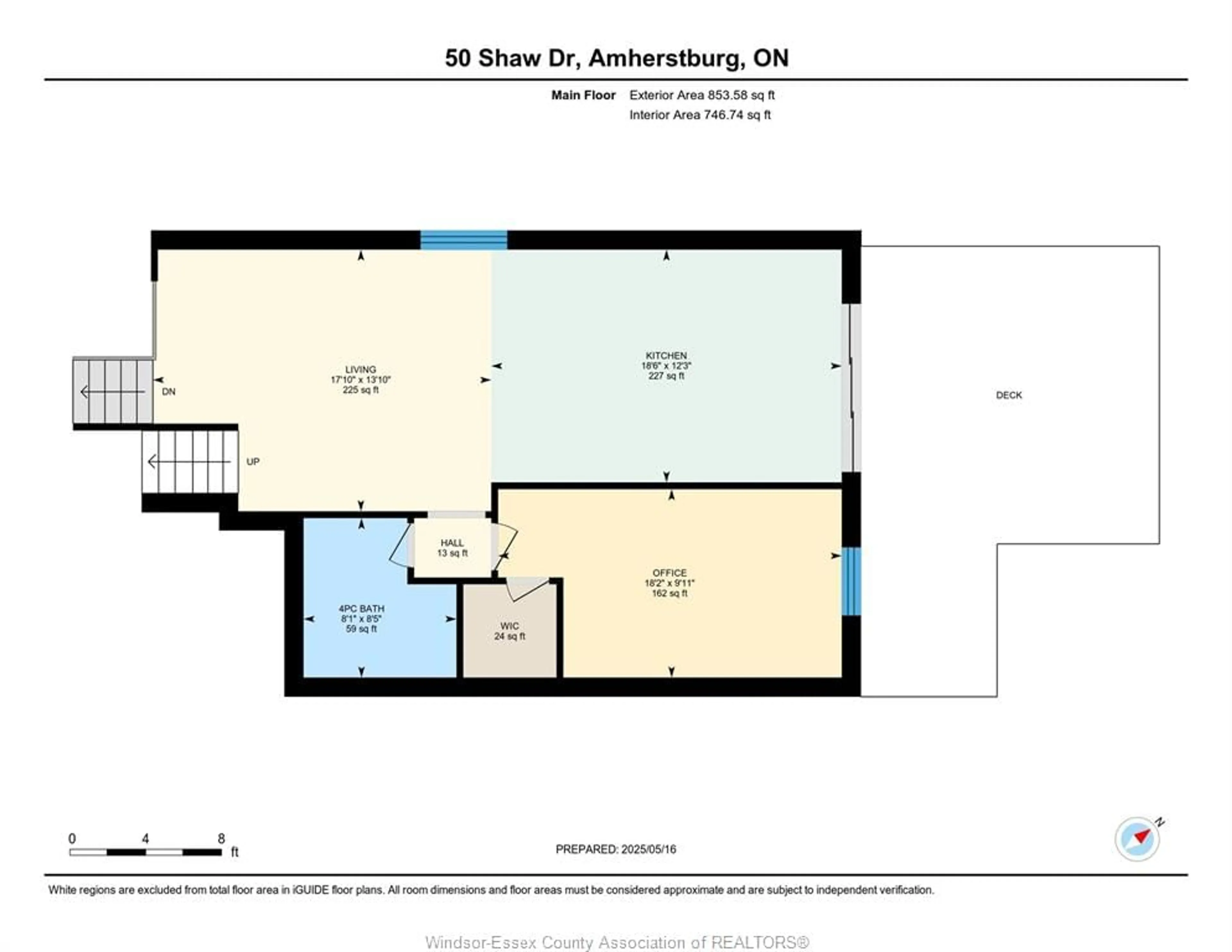 Floor plan for 50 SHAW Dr, Amherstburg Ontario N9V 0B2