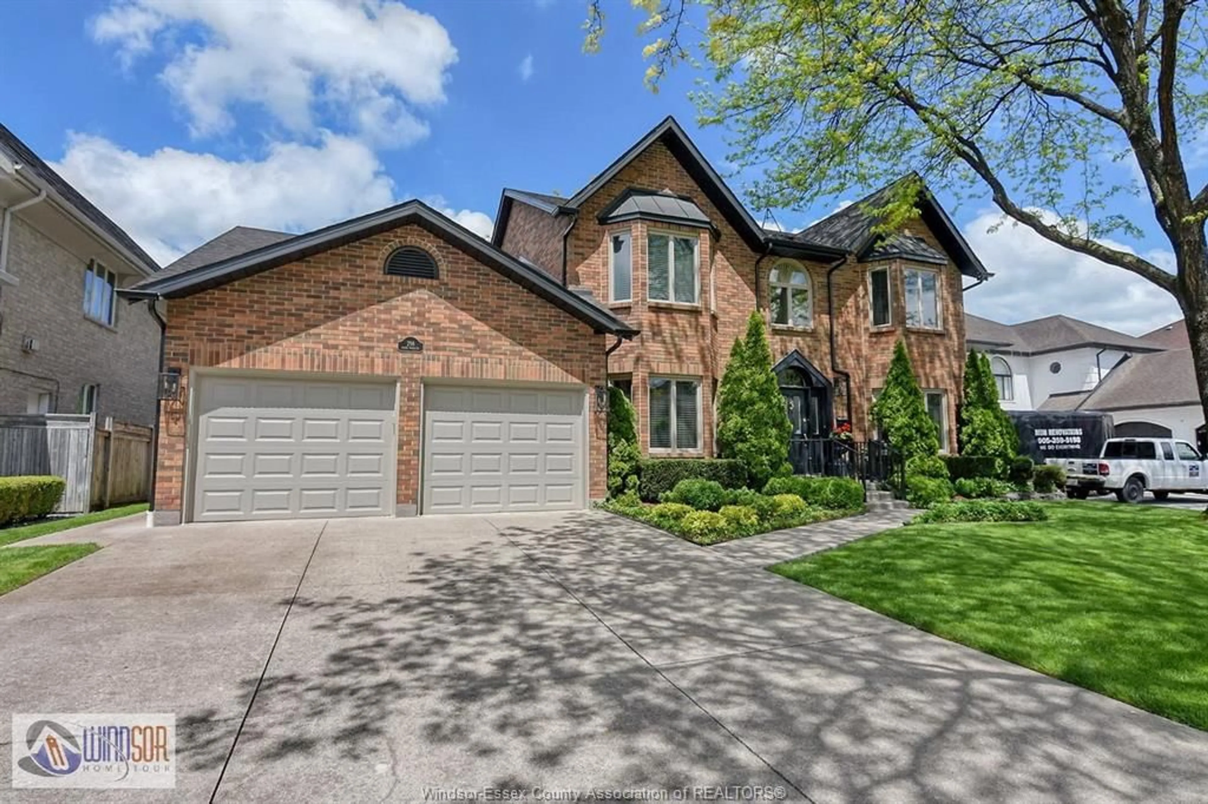 Home with brick exterior material, street for 296 RUSSELL WOODS, Lakeshore Ontario N8N 4K5