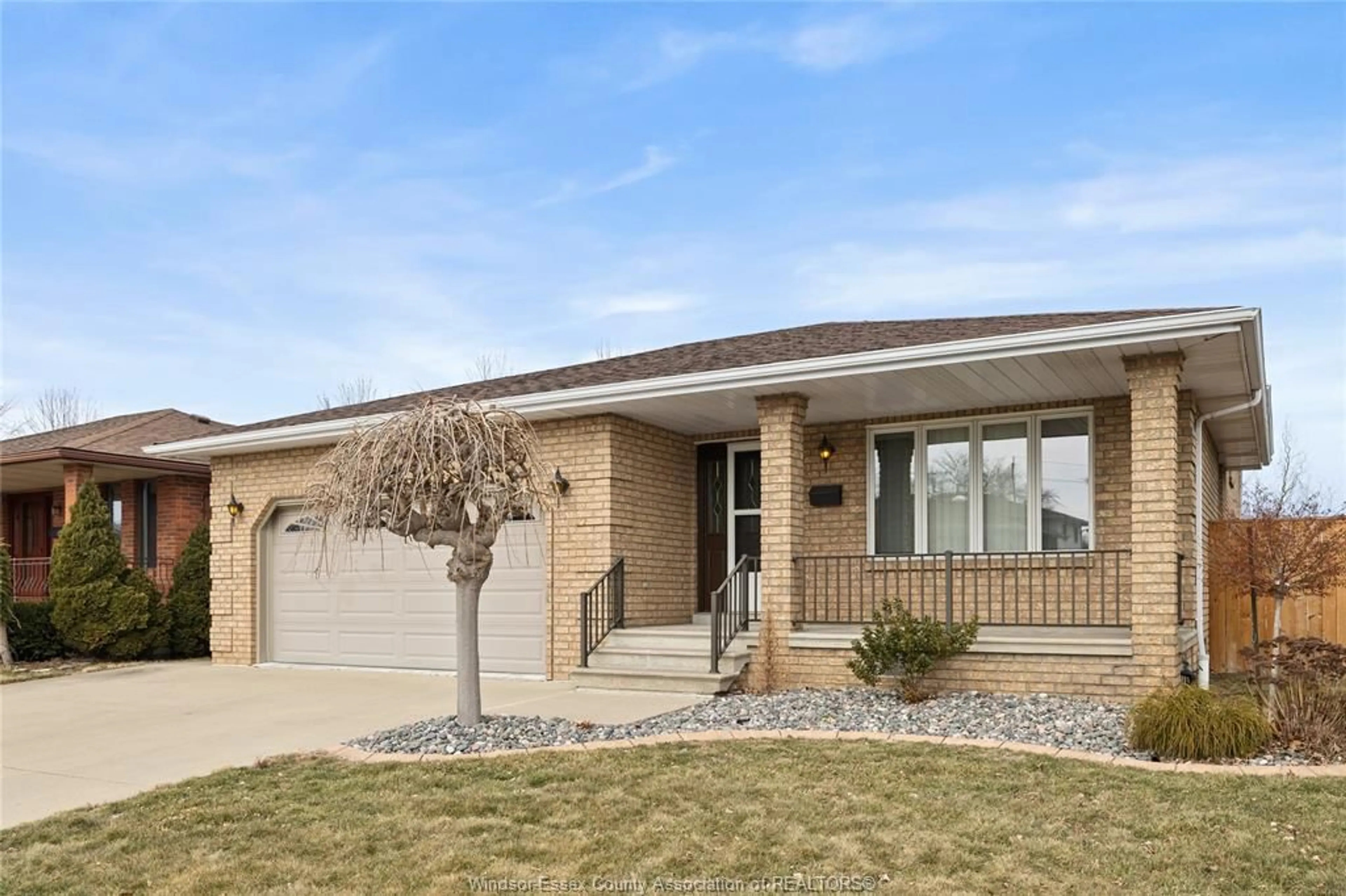 Home with brick exterior material, street for 8358 KINGSTON Cres, Windsor Ontario N8S 4R8
