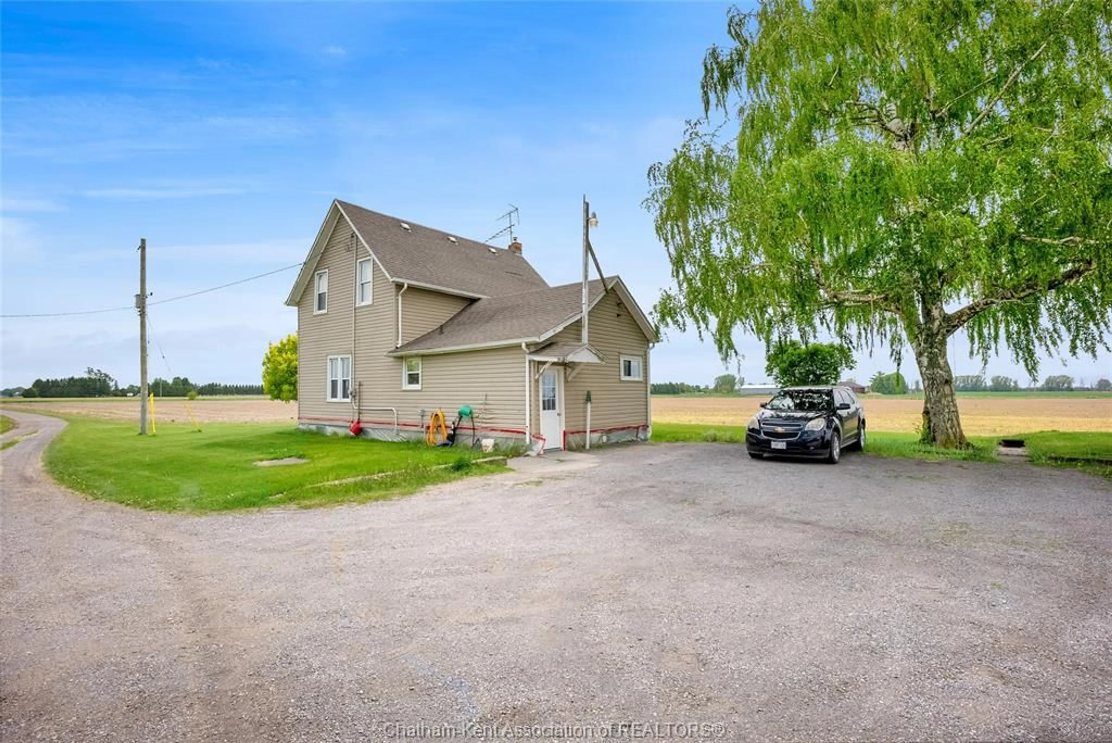 A pic from outside/outdoor area/front of a property/back of a property/a pic from drone, water/lake/river/ocean view for 11223 Crafts Line, Kent Bridge Ontario N0P 2K0