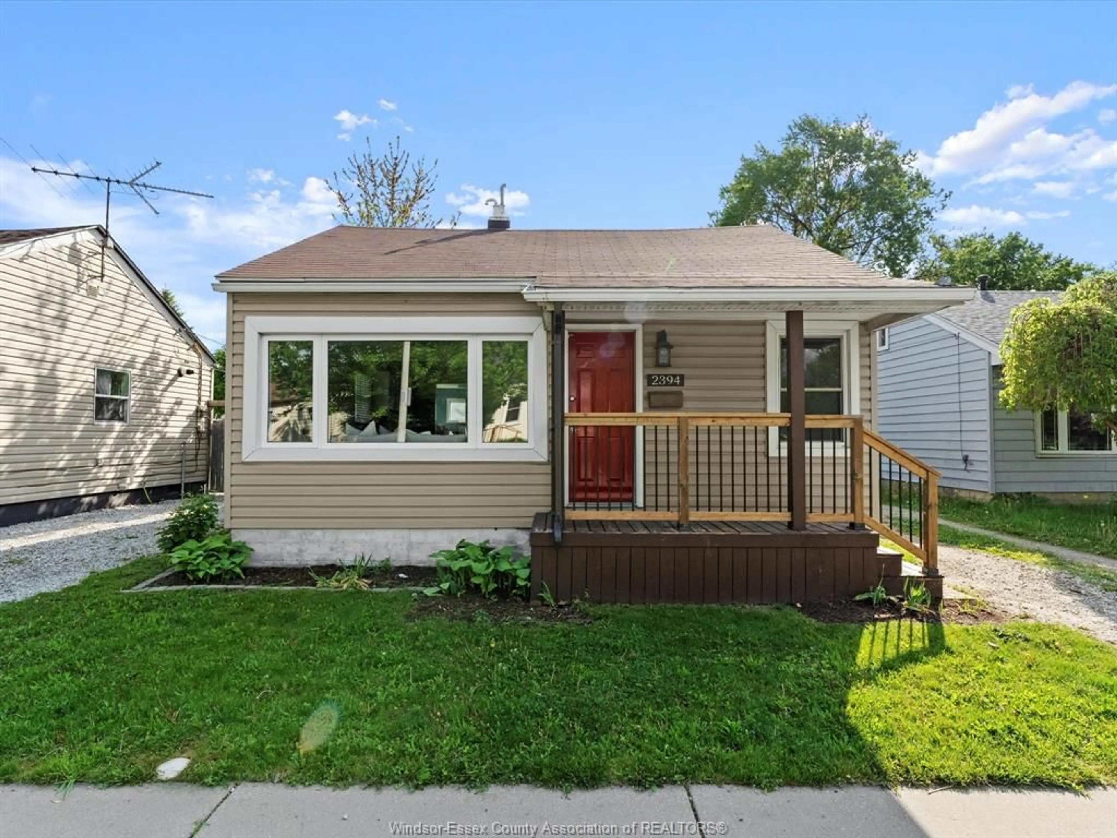 Home with vinyl exterior material, street for 2394 LOUIS Ave, Windsor Ontario N8W 2B8