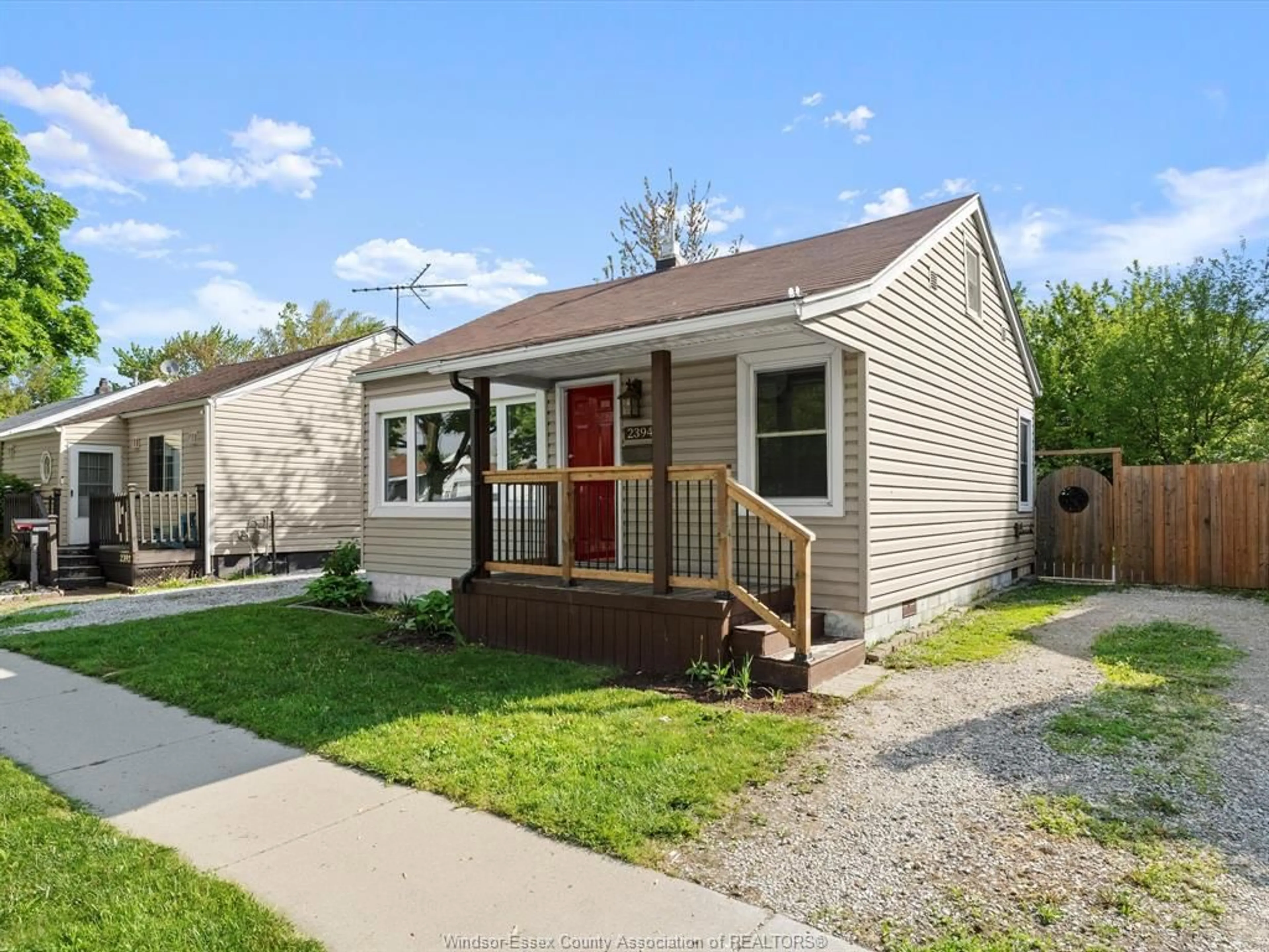Home with vinyl exterior material, street for 2394 LOUIS Ave, Windsor Ontario N8W 2B8