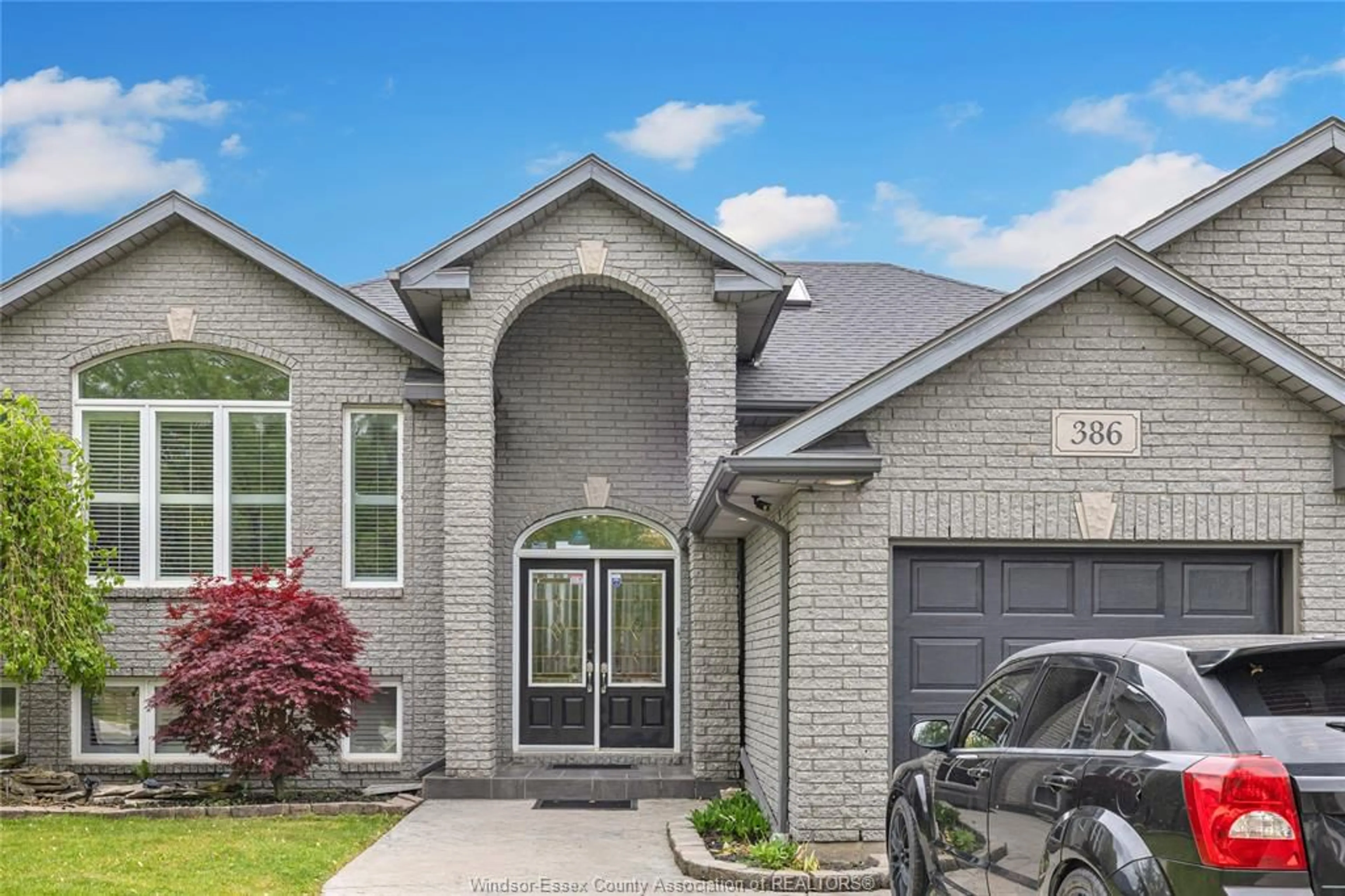 Home with brick exterior material, street for 386 EAST PUCE Rd, Lakeshore Ontario N0R 1A0