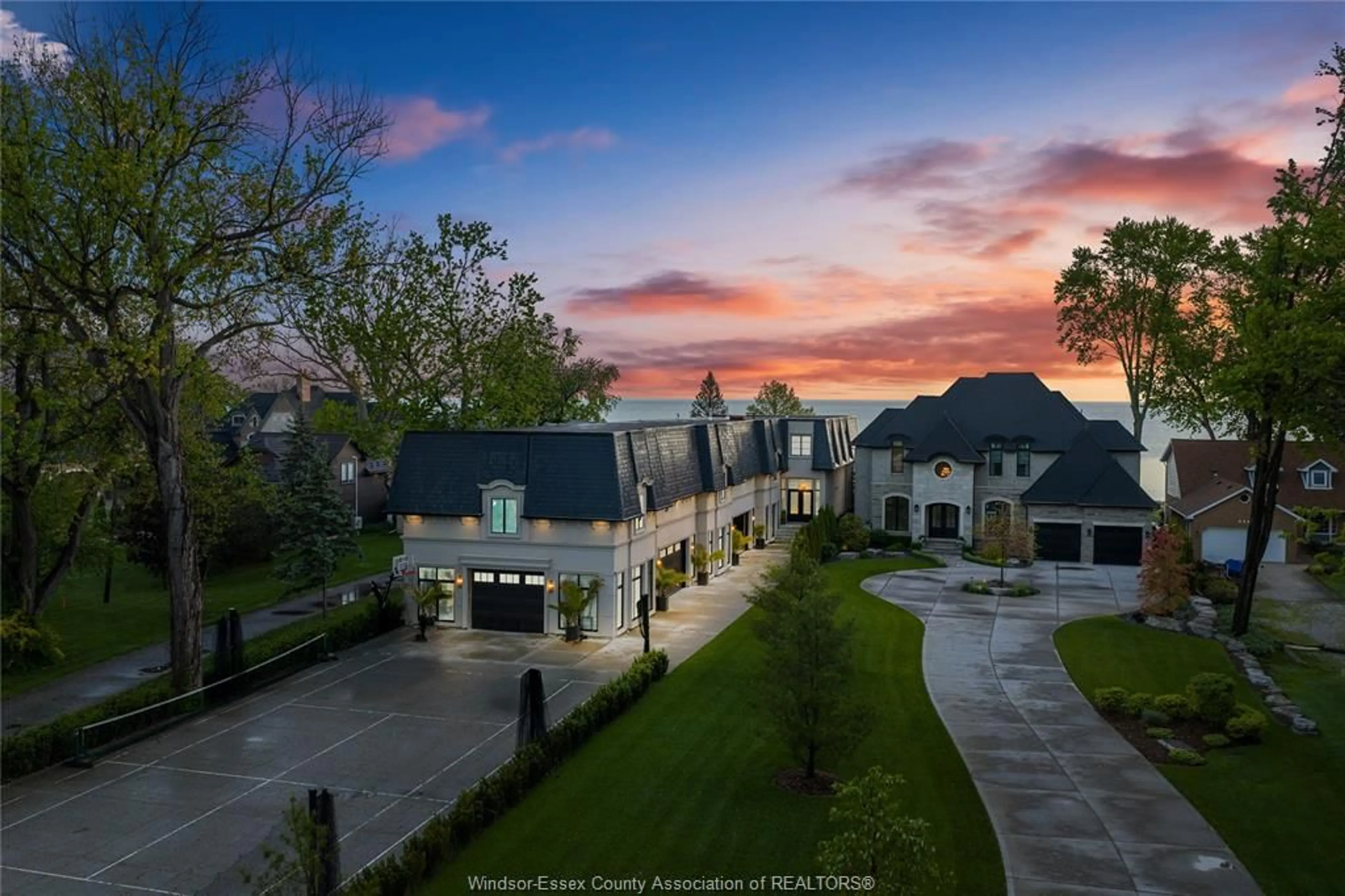 A pic from outside/outdoor area/front of a property/back of a property/a pic from drone, street for 888 OLD TECUMSEH Rd, Lakeshore Ontario N8L 0C2
