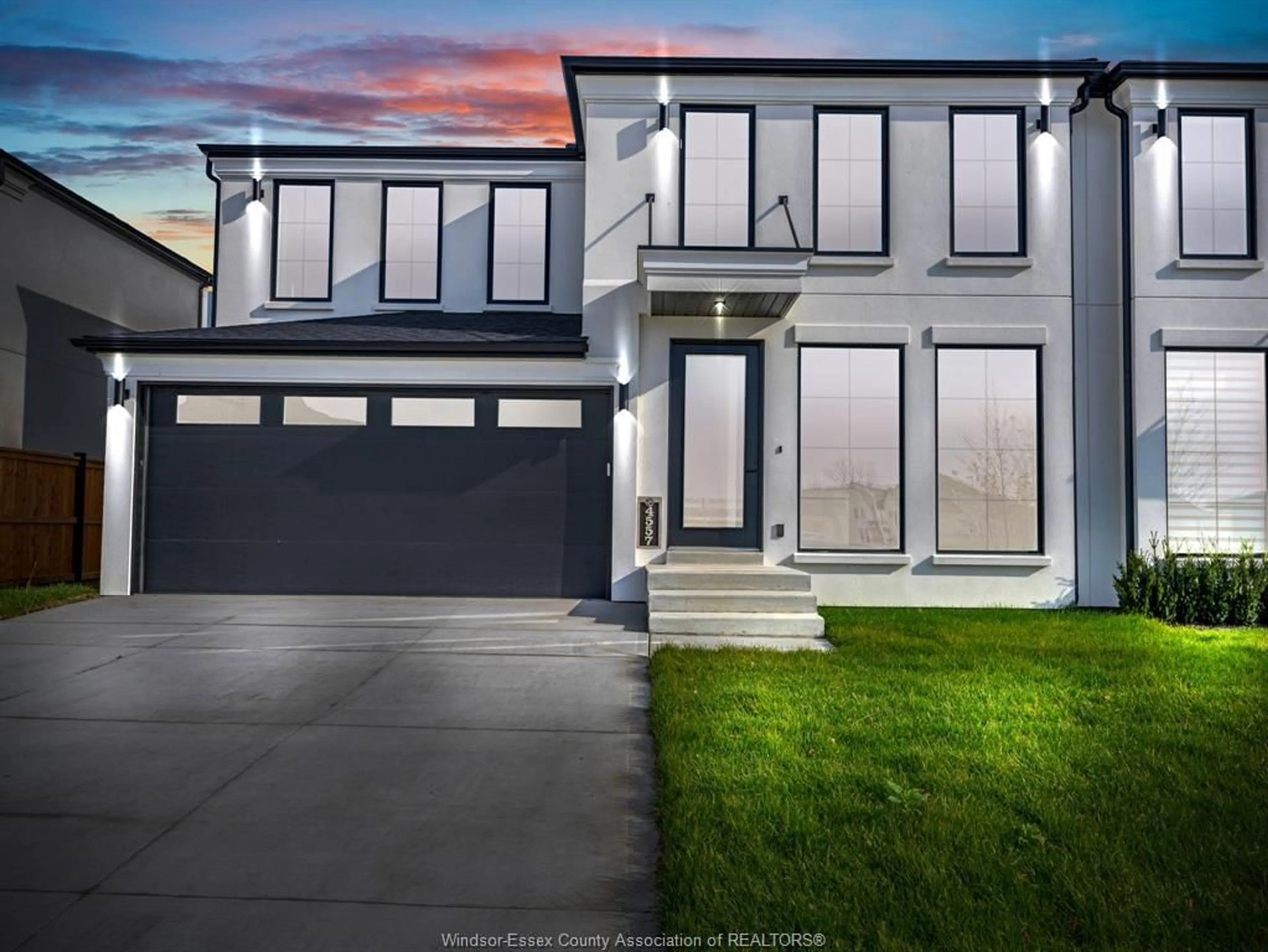 Home with vinyl exterior material, street for 4557 VALERIO Cres, LaSalle Ontario N9H 0N2