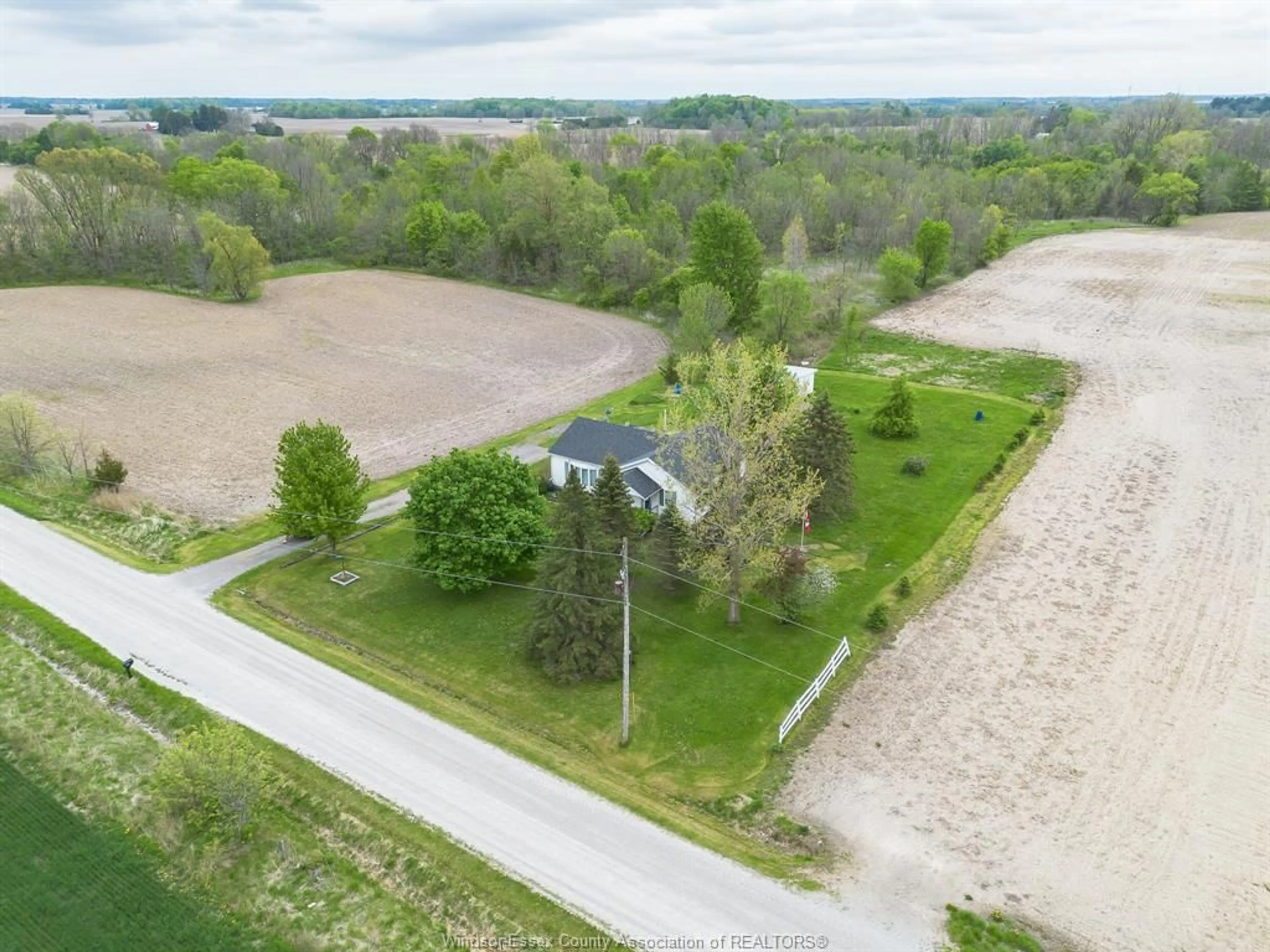 A pic from outside/outdoor area/front of a property/back of a property/a pic from drone, unknown for 5839 Kent Line, Croton Ontario N0P 1K0