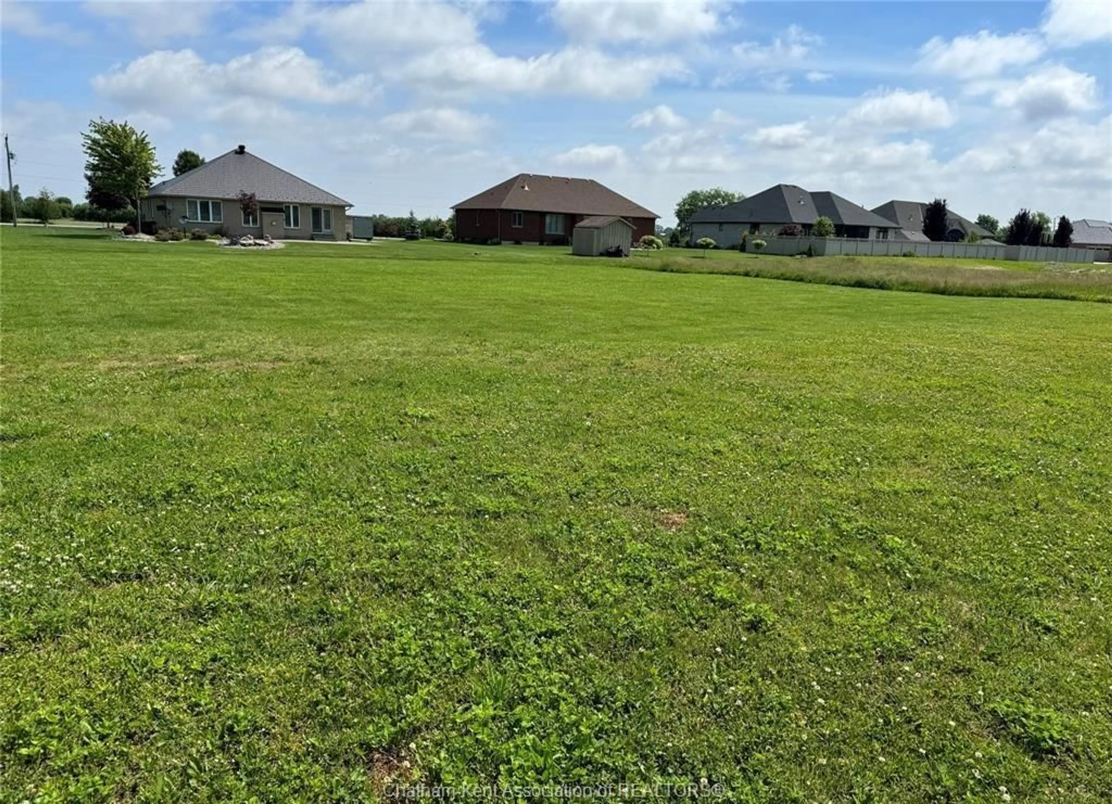 A pic from outside/outdoor area/front of a property/back of a property/a pic from drone, water/lake/river/ocean view for Lot 32 Tyler Dr, Port Lambton Ontario N0P 2B0