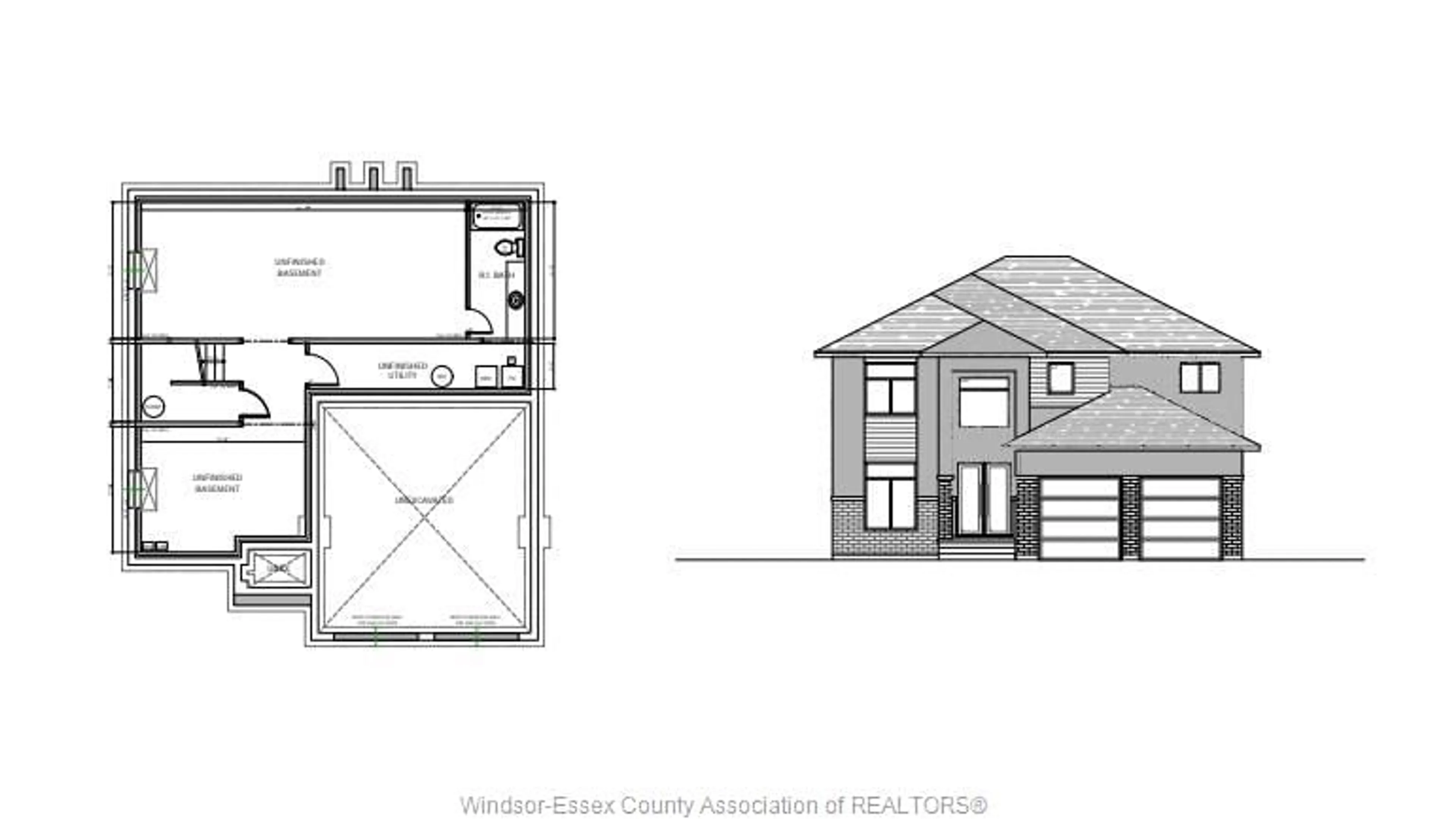 Floor plan for 260 JOAN FLOOD, Essex Ontario N8M 3E9