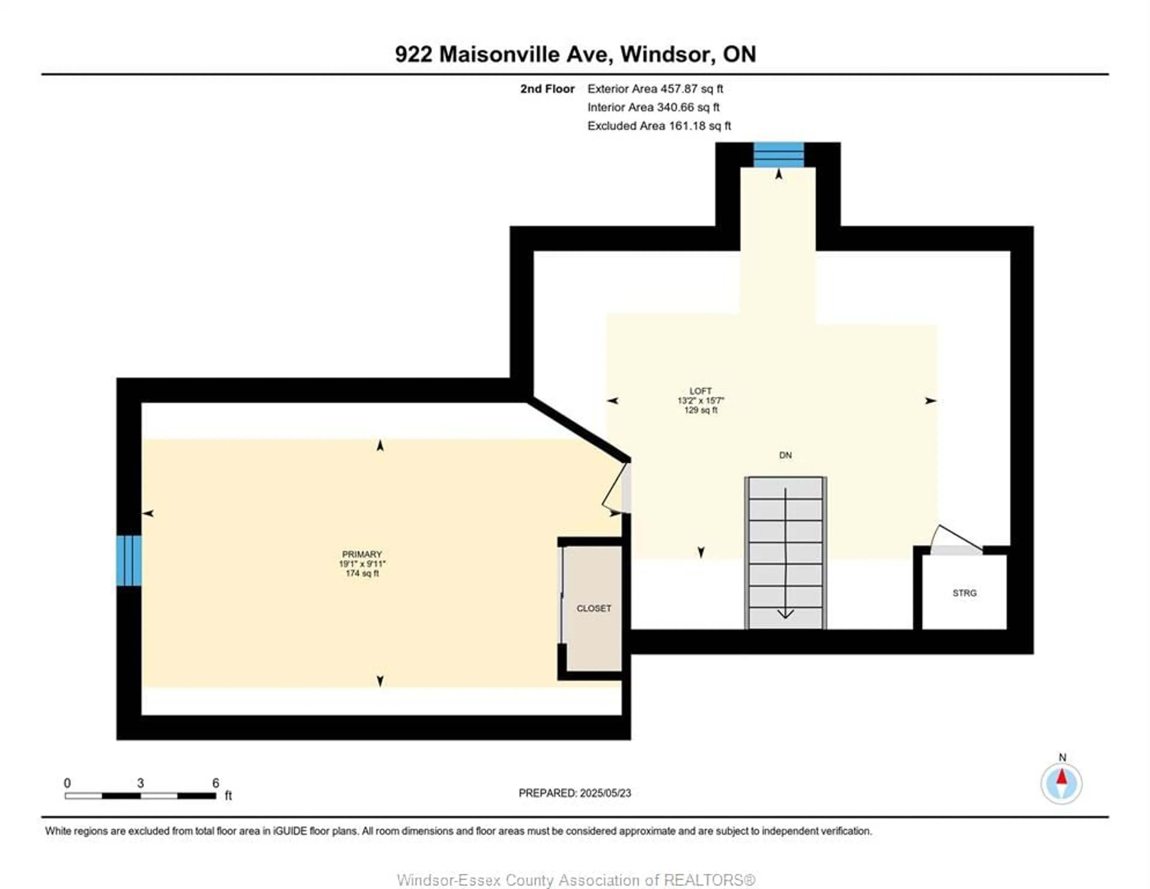 Floor plan for 922 MAISONVILLE Ave, Windsor Ontario N8Y 3R9