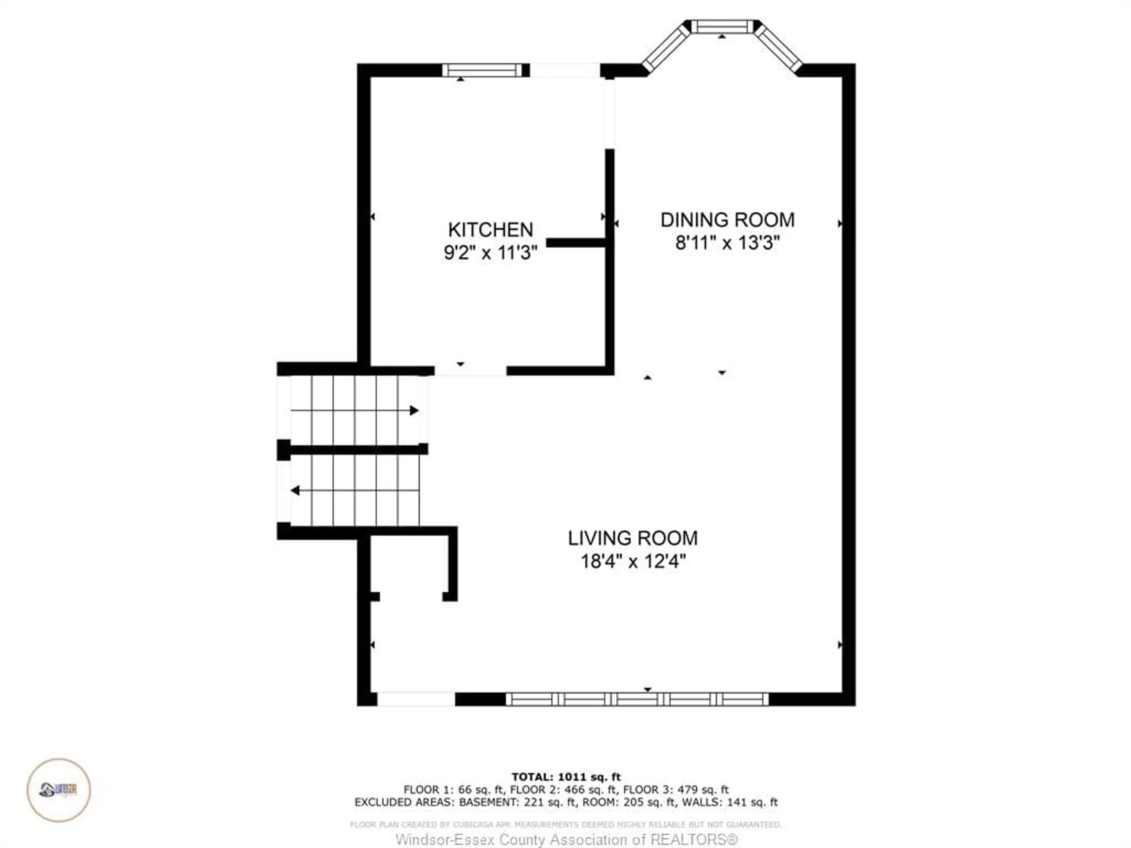 Floor plan for 3166 MARK, Windsor Ontario N9E 2W8