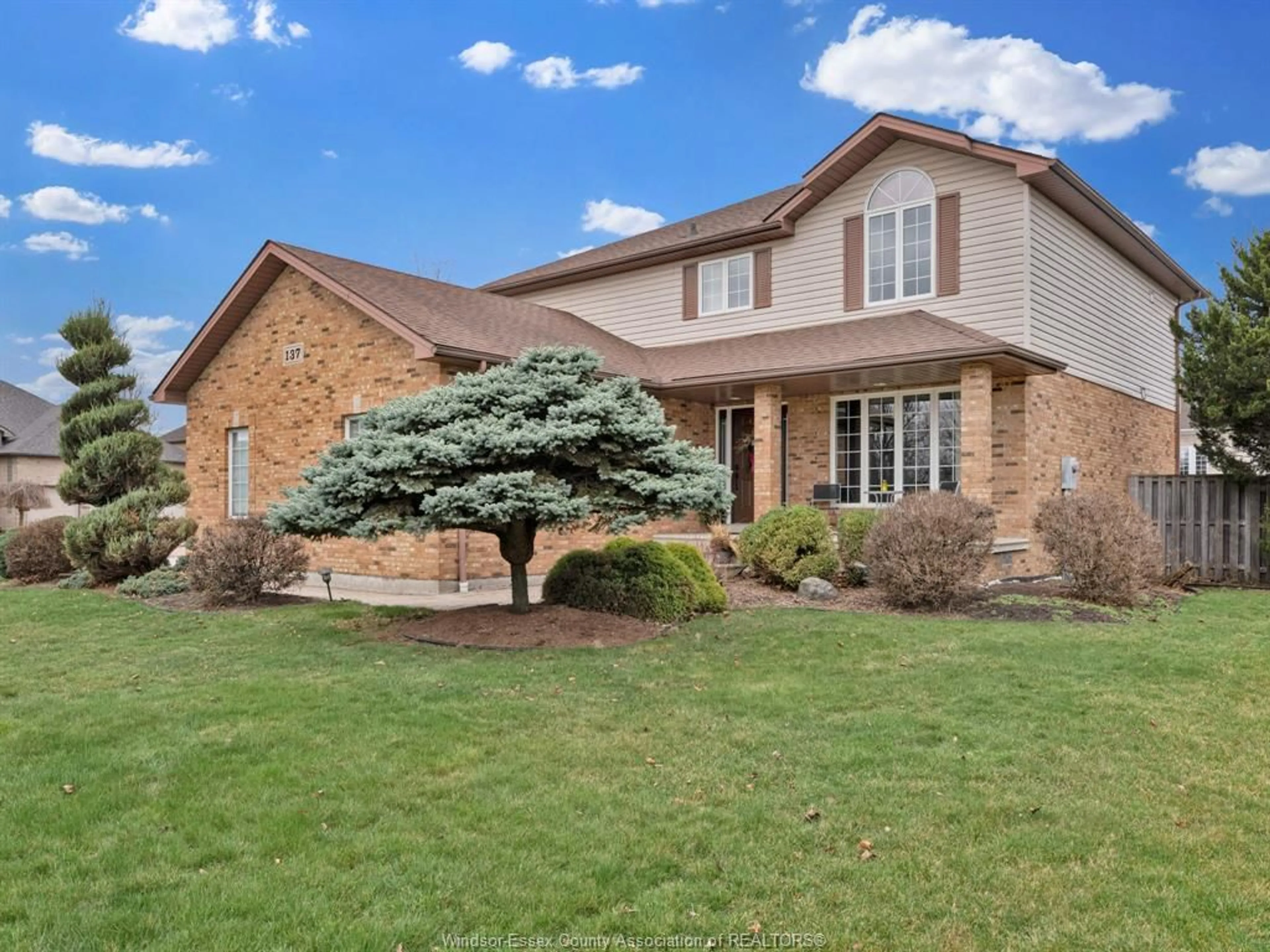 Home with brick exterior material, street for 137 SEYMOUR Cres, Lakeshore Ontario N8N 4X9
