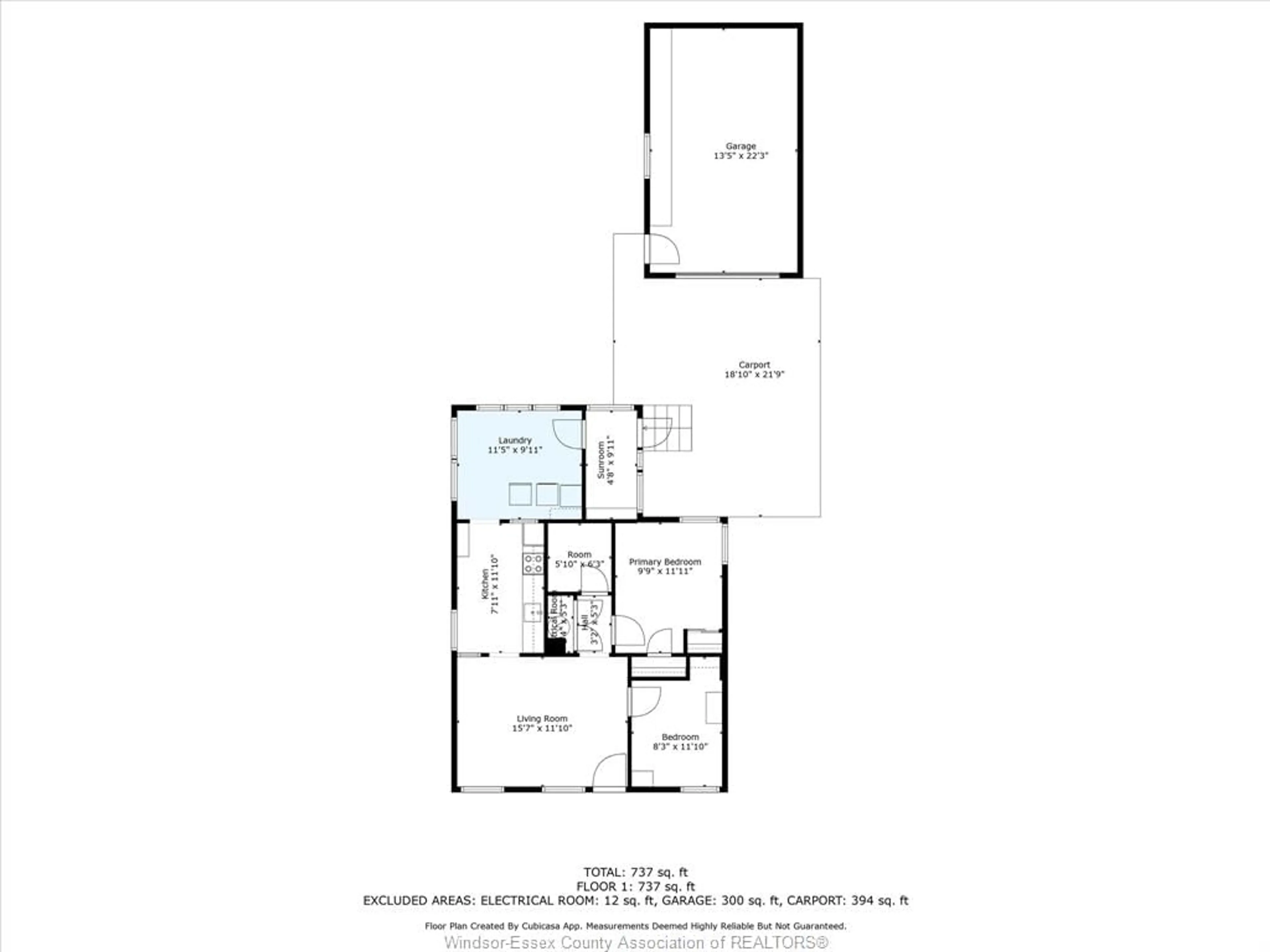 Floor plan for 1624 PRINCE Rd, Windsor Ontario N9C 3B7