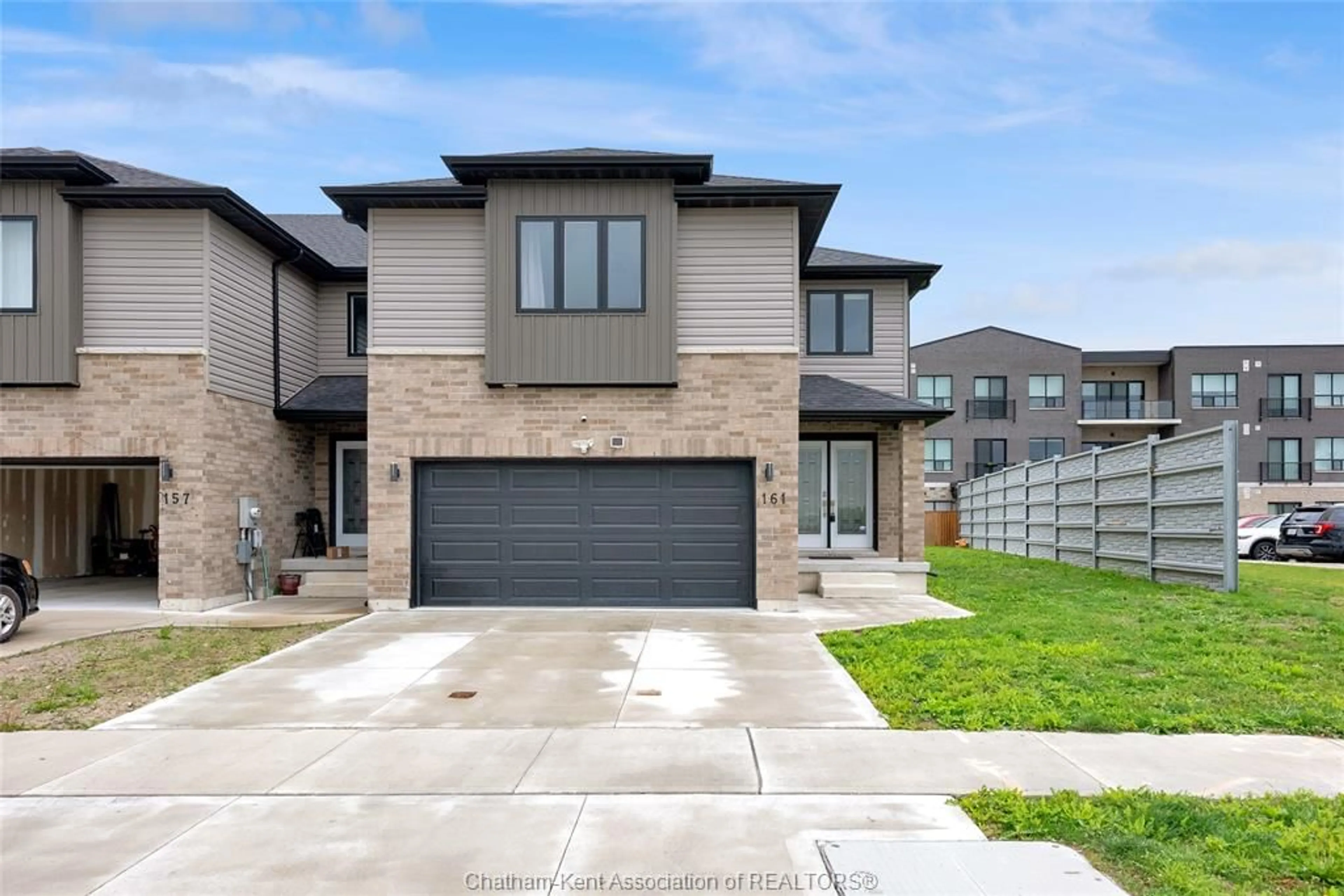 Home with brick exterior material, street for 161 Churchill Park Rd, Chatham Ontario N7M 0T9