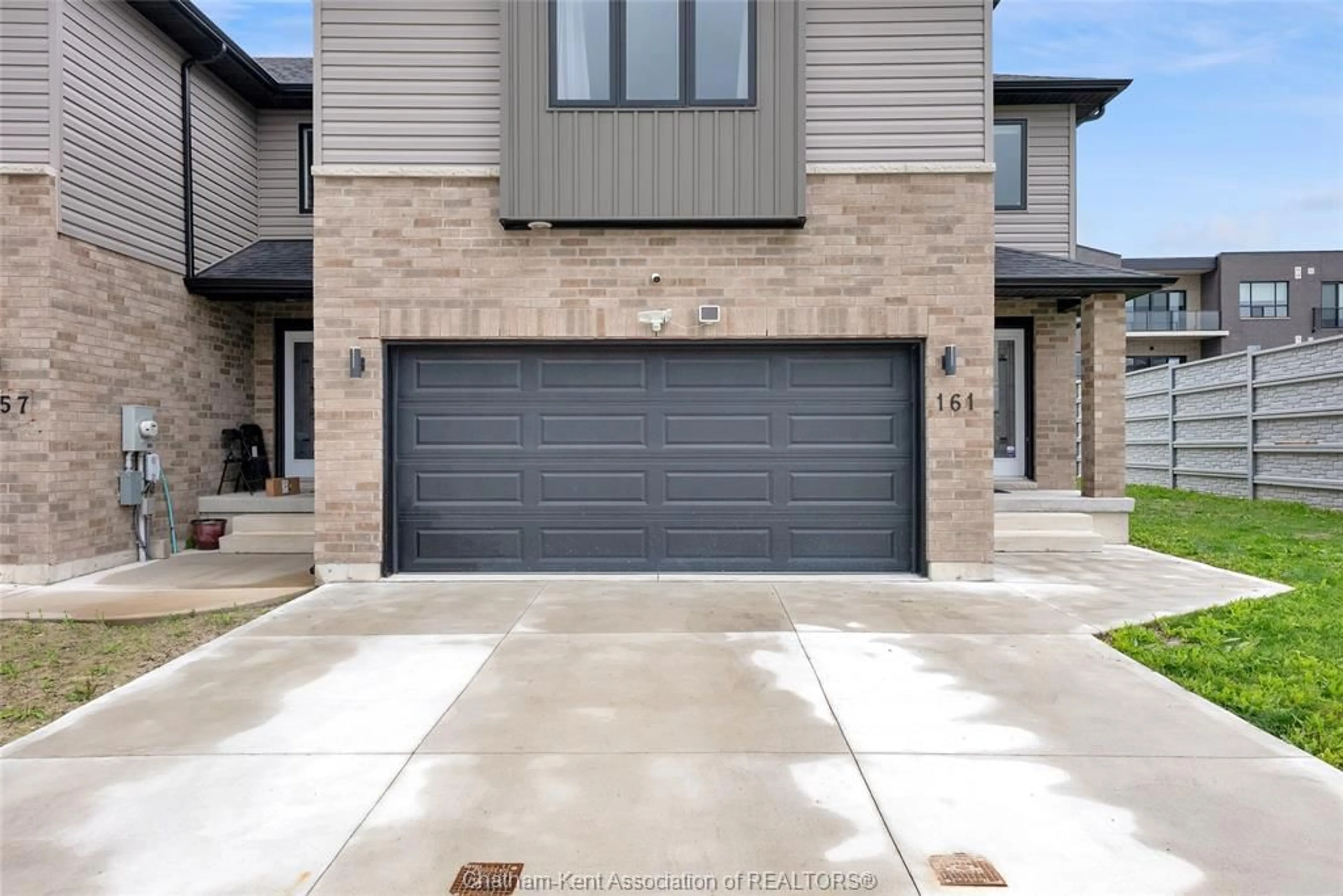 Home with brick exterior material, street for 161 Churchill Park Rd, Chatham Ontario N7M 0T9