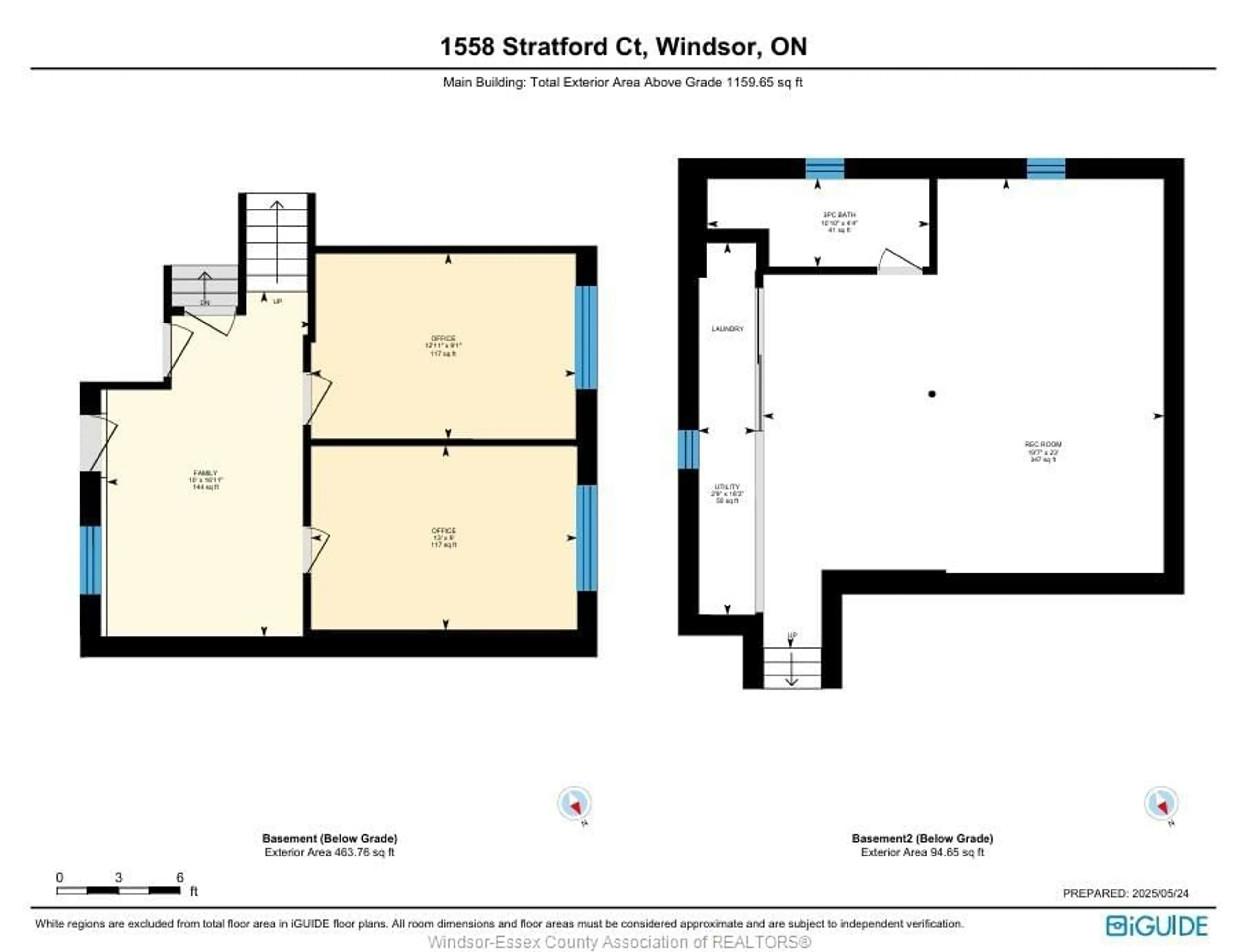Floor plan for 1558 STRATFORD Crt, Windsor Ontario N9G 1W2