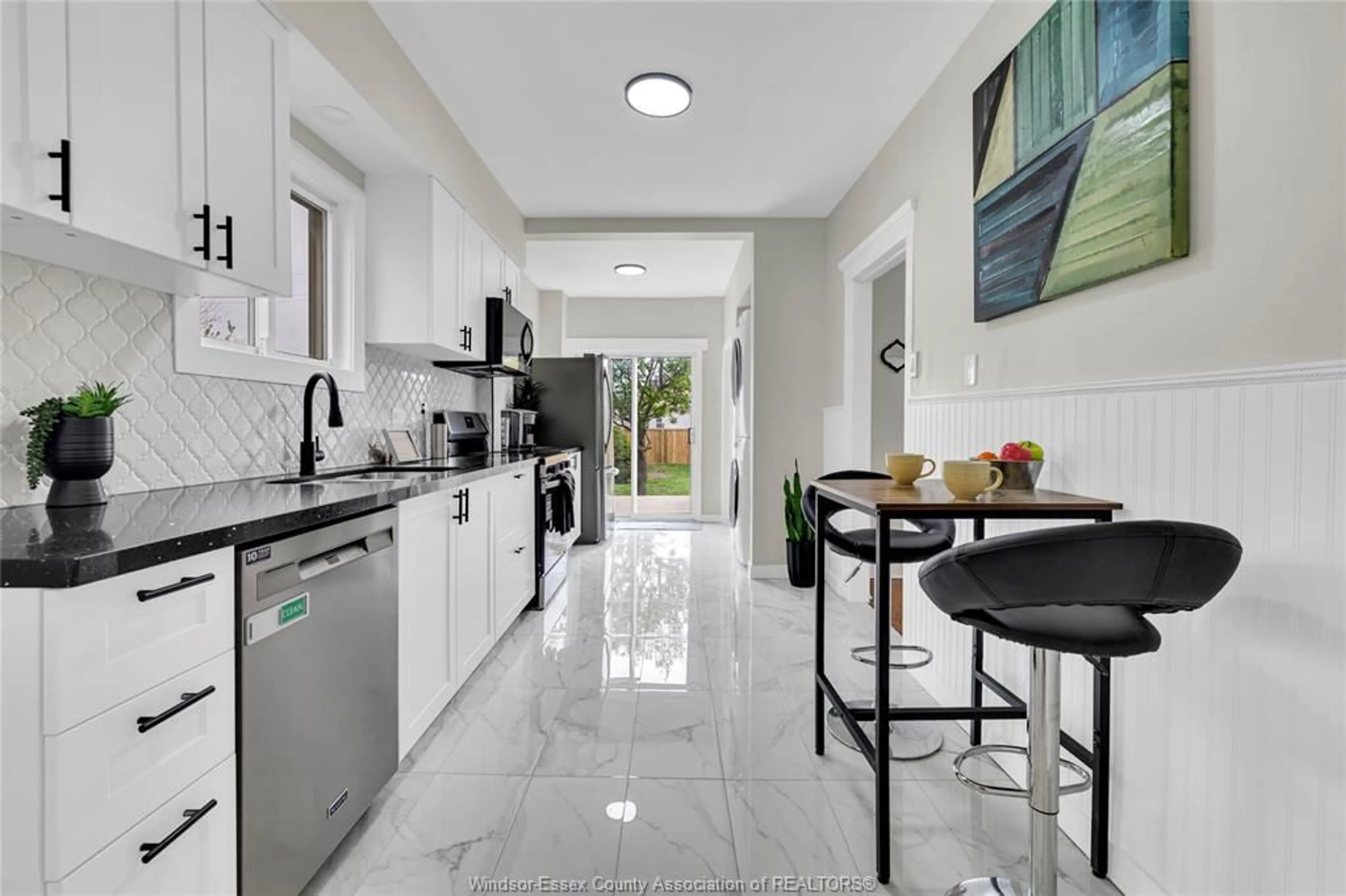 Contemporary kitchen, ceramic/tile floor for 856 MARION, Windsor Ontario N9A 2H9