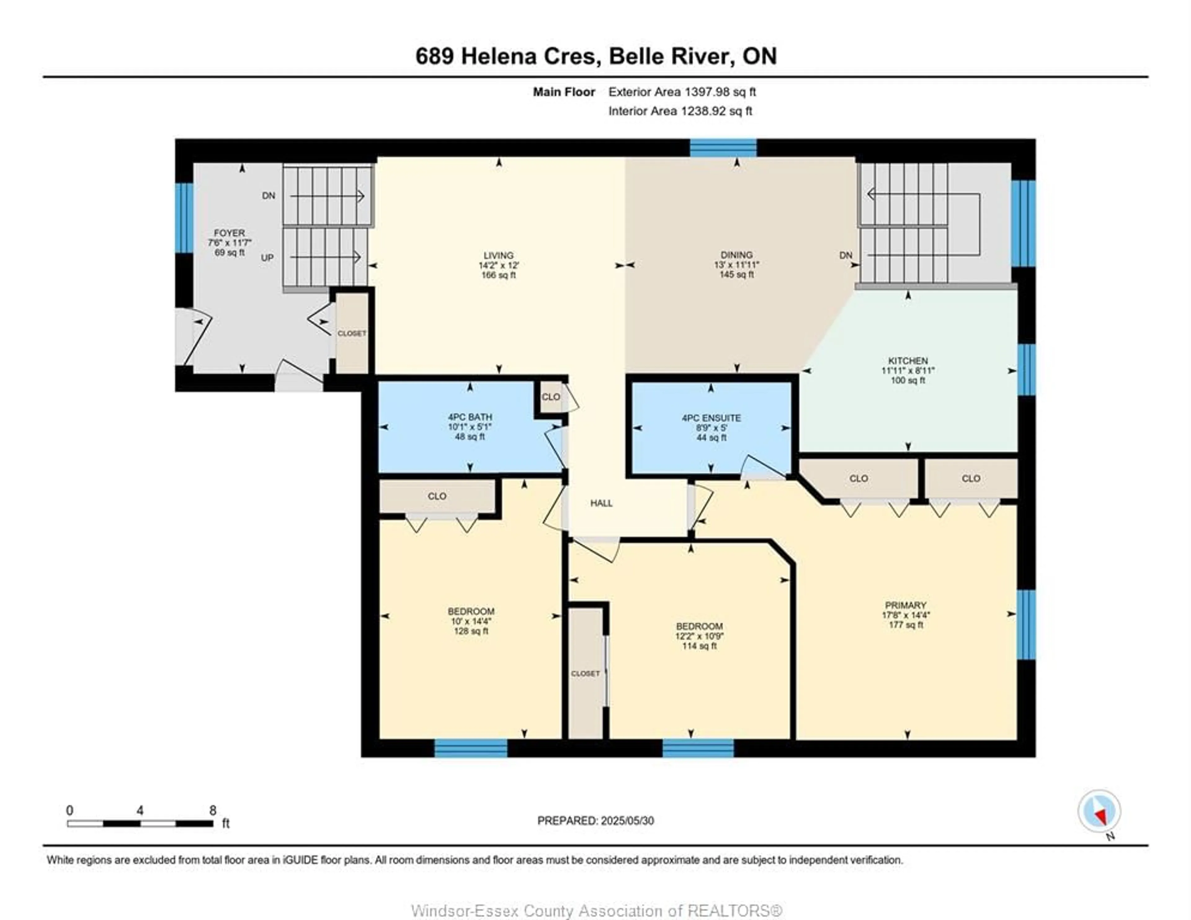 Floor plan for 689 Helena Cres, Belle River Ontario N0R 1A0