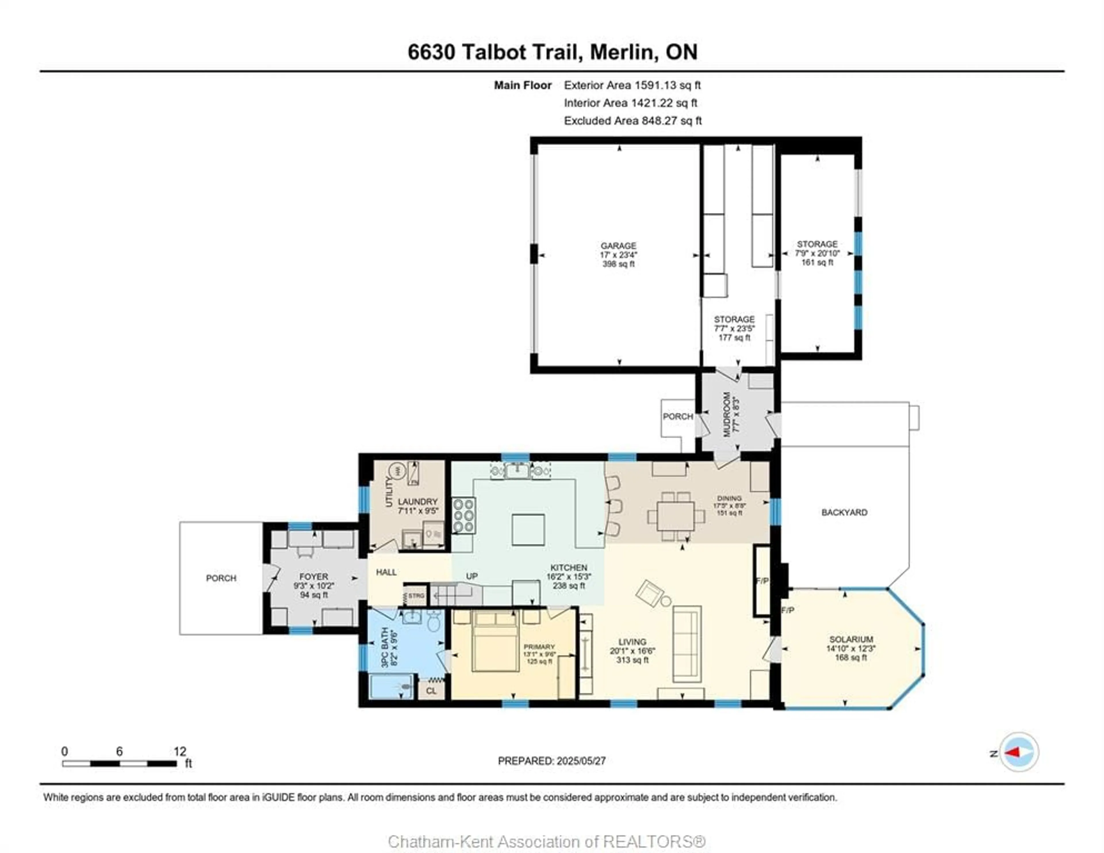 Floor plan for 6630 TALBOT Trail, Merlin Ontario N0P 1W0