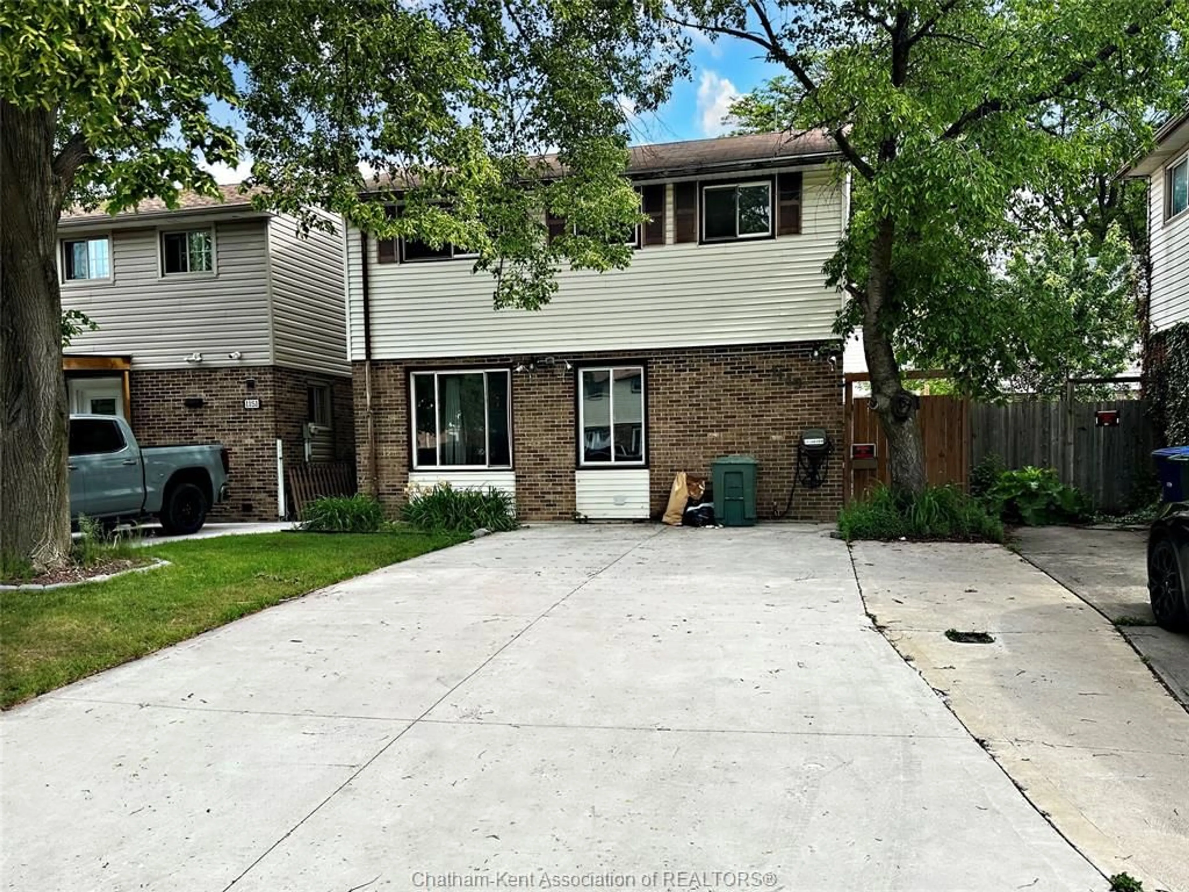 A pic from outside/outdoor area/front of a property/back of a property/a pic from drone, street for 1149 Aire PL ..., Windsor Ontario N8S 4G1
