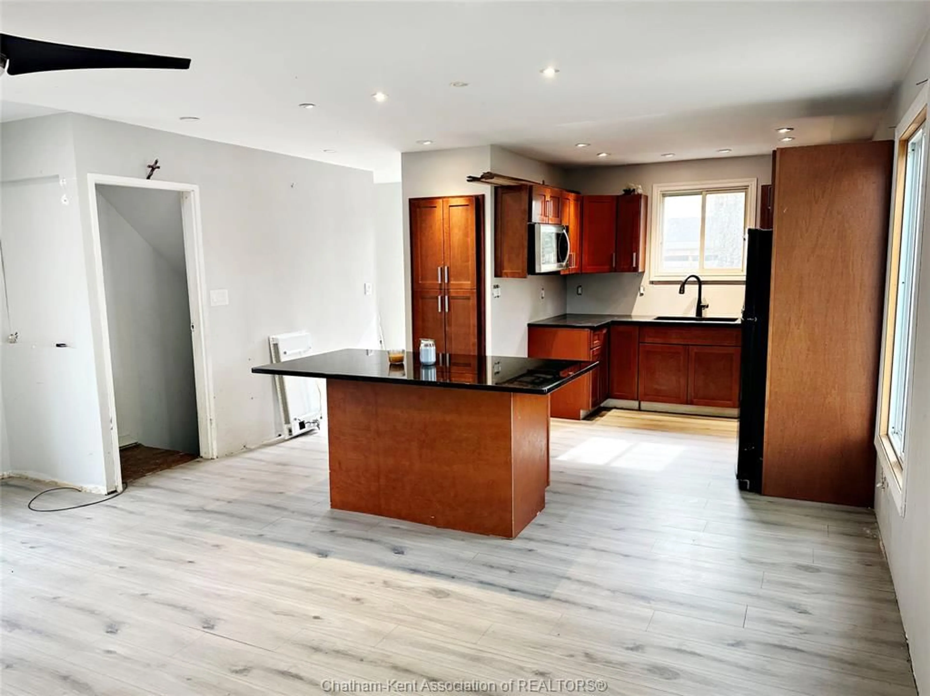 Open concept kitchen, wood/laminate floor for 1149 Aire PL ..., Windsor Ontario N8S 4G1