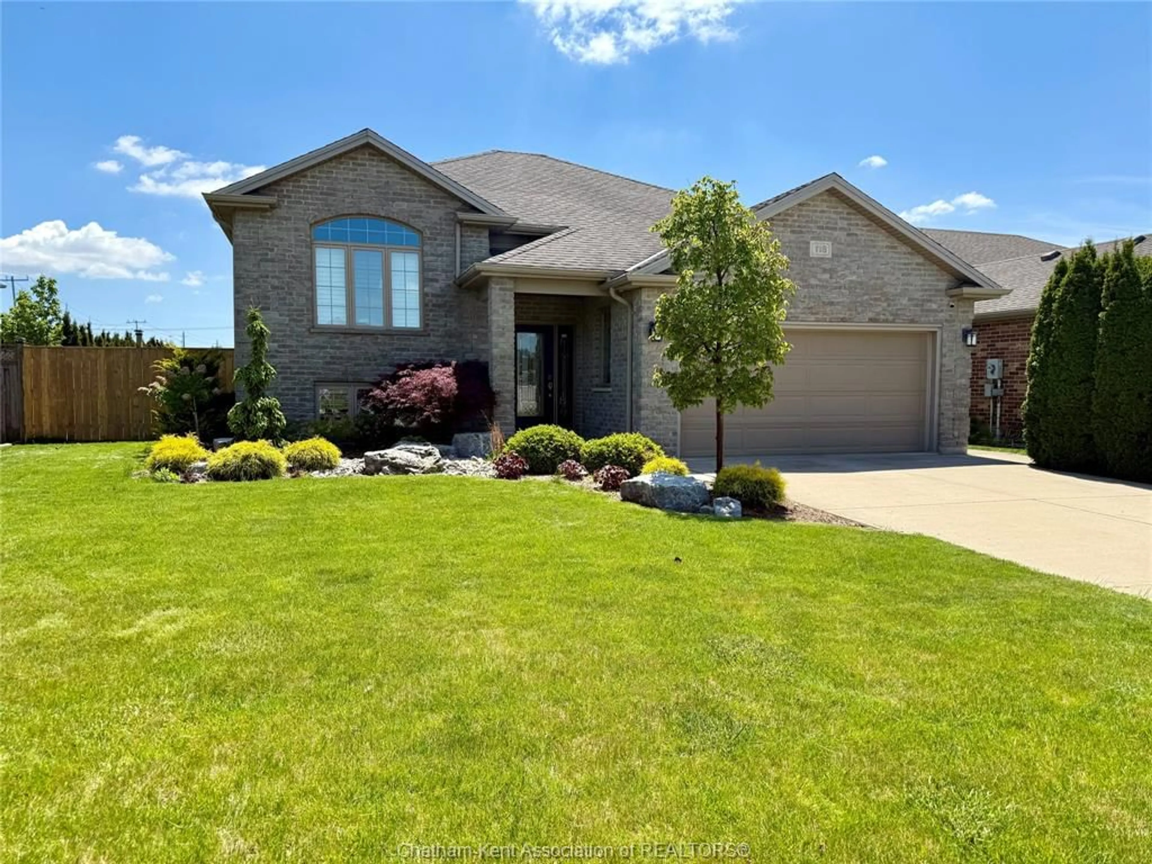 Home with brick exterior material, street for 118 Molengraaf Way, Chatham Ontario N7M 0A2