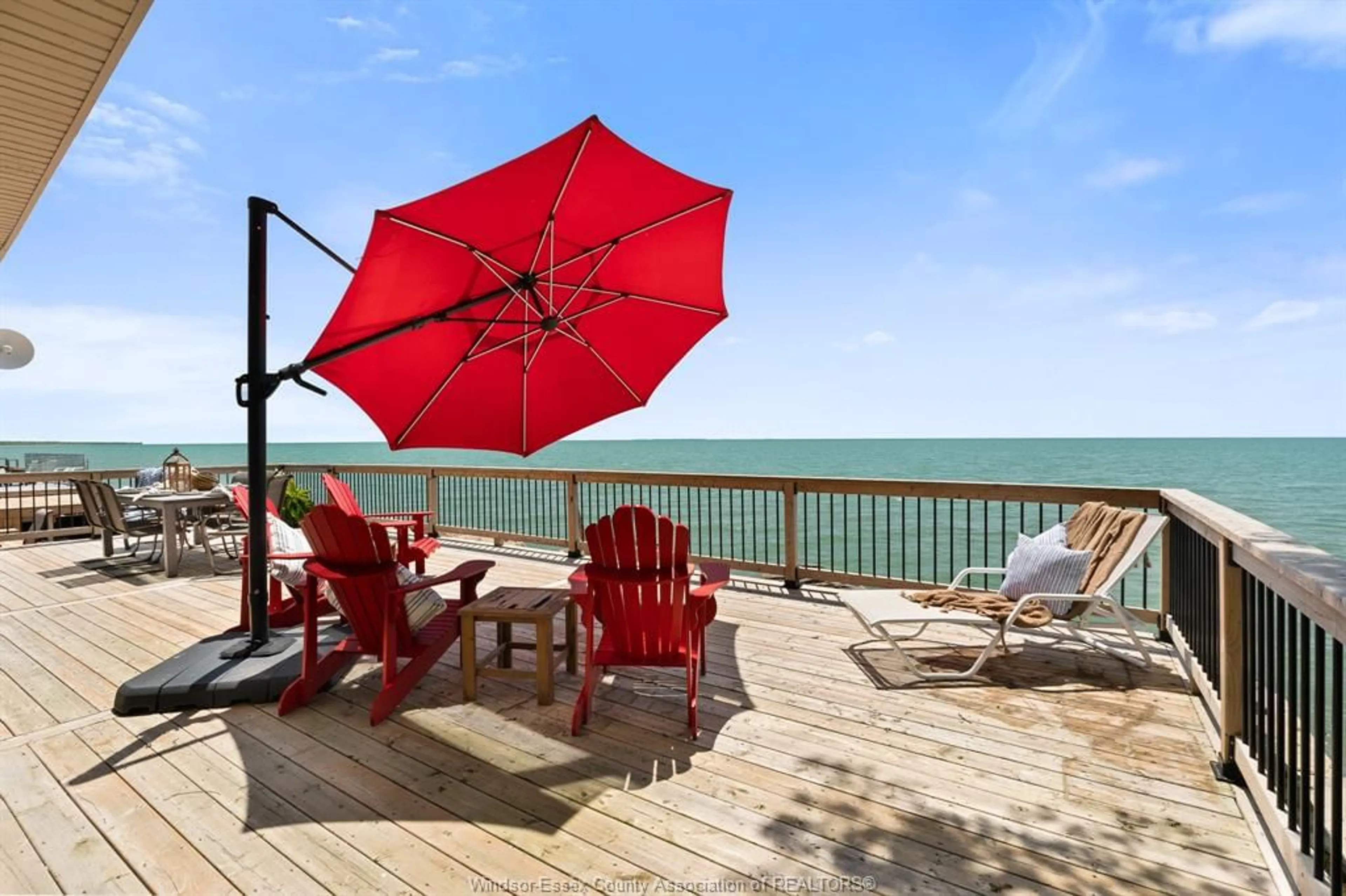 Patio, water/lake/river/ocean view for 992 Point Pelee Dr, Leamington Ontario N8H 3V4