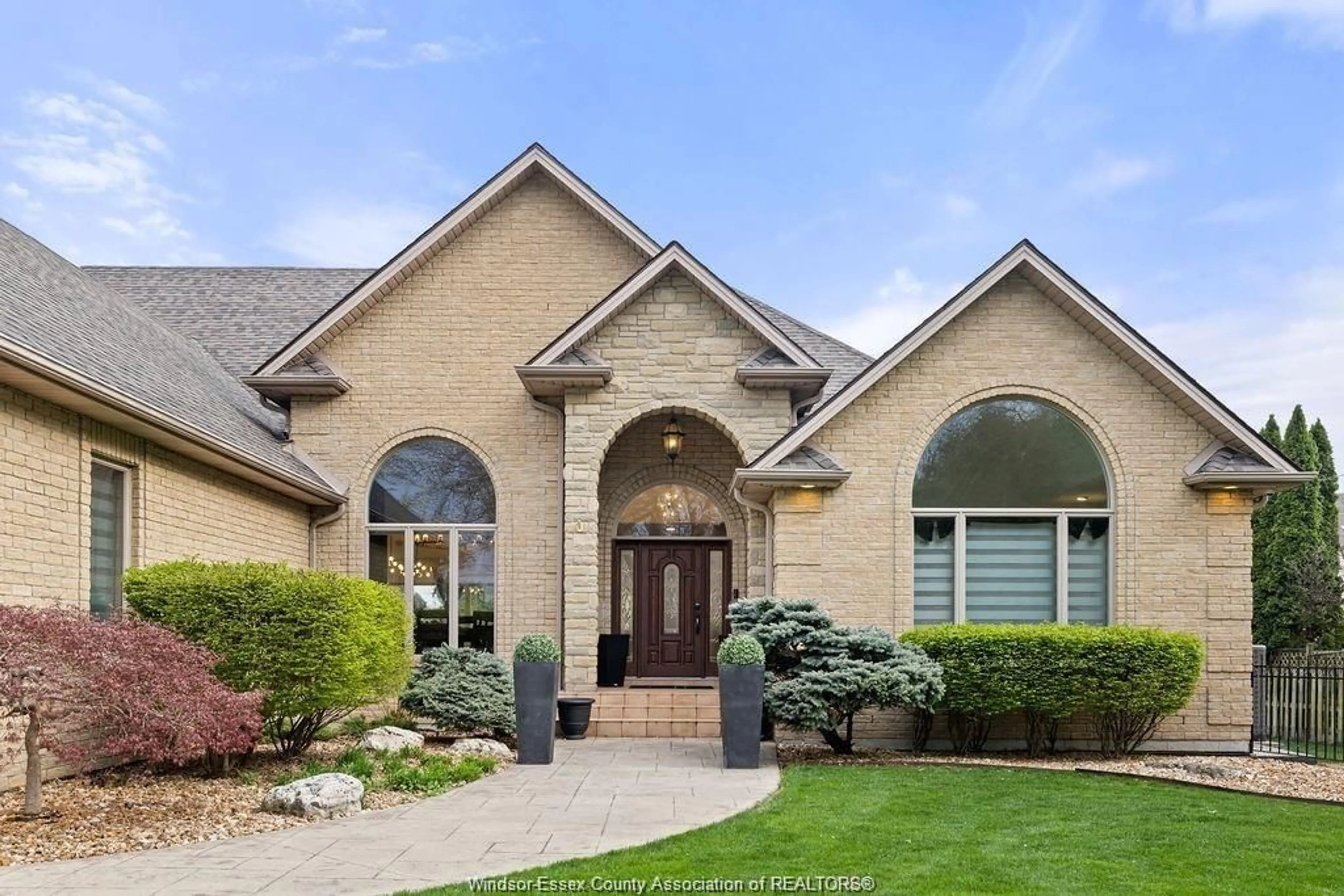 Home with brick exterior material, street for 12471 RIVERSIDE Dr, Tecumseh Ontario N8N 1A5