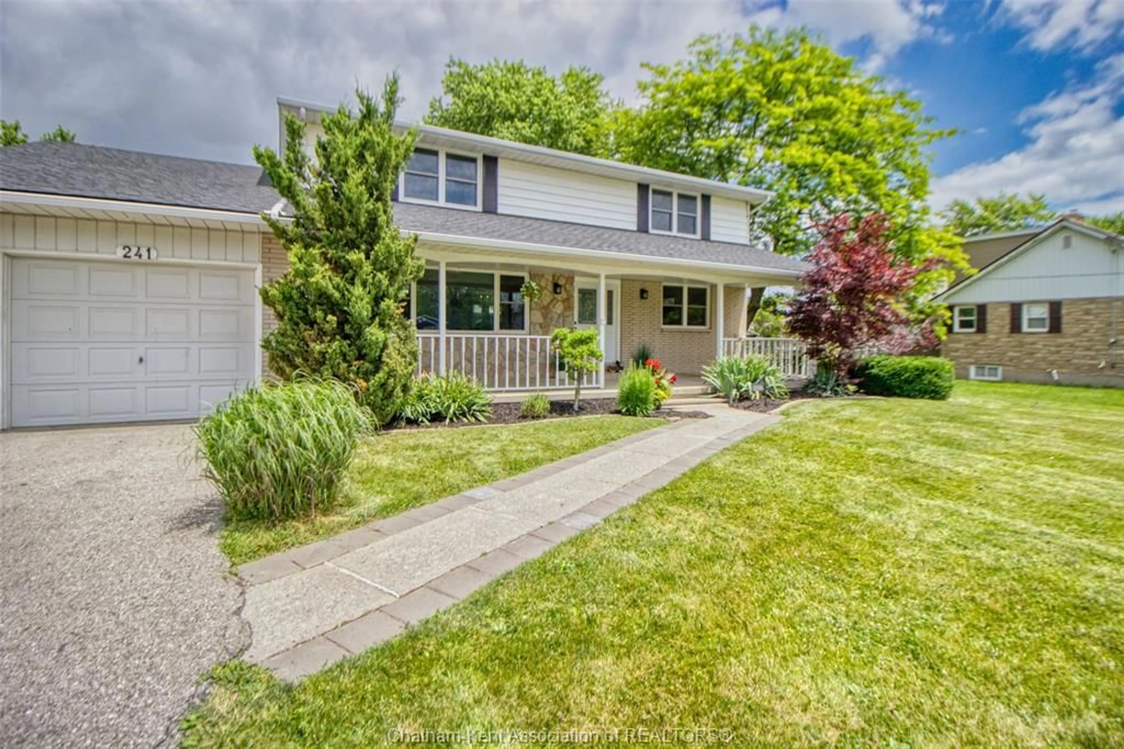 Home with vinyl exterior material, street for 241 Chatham St, Blenheim Ontario N0P 1A0