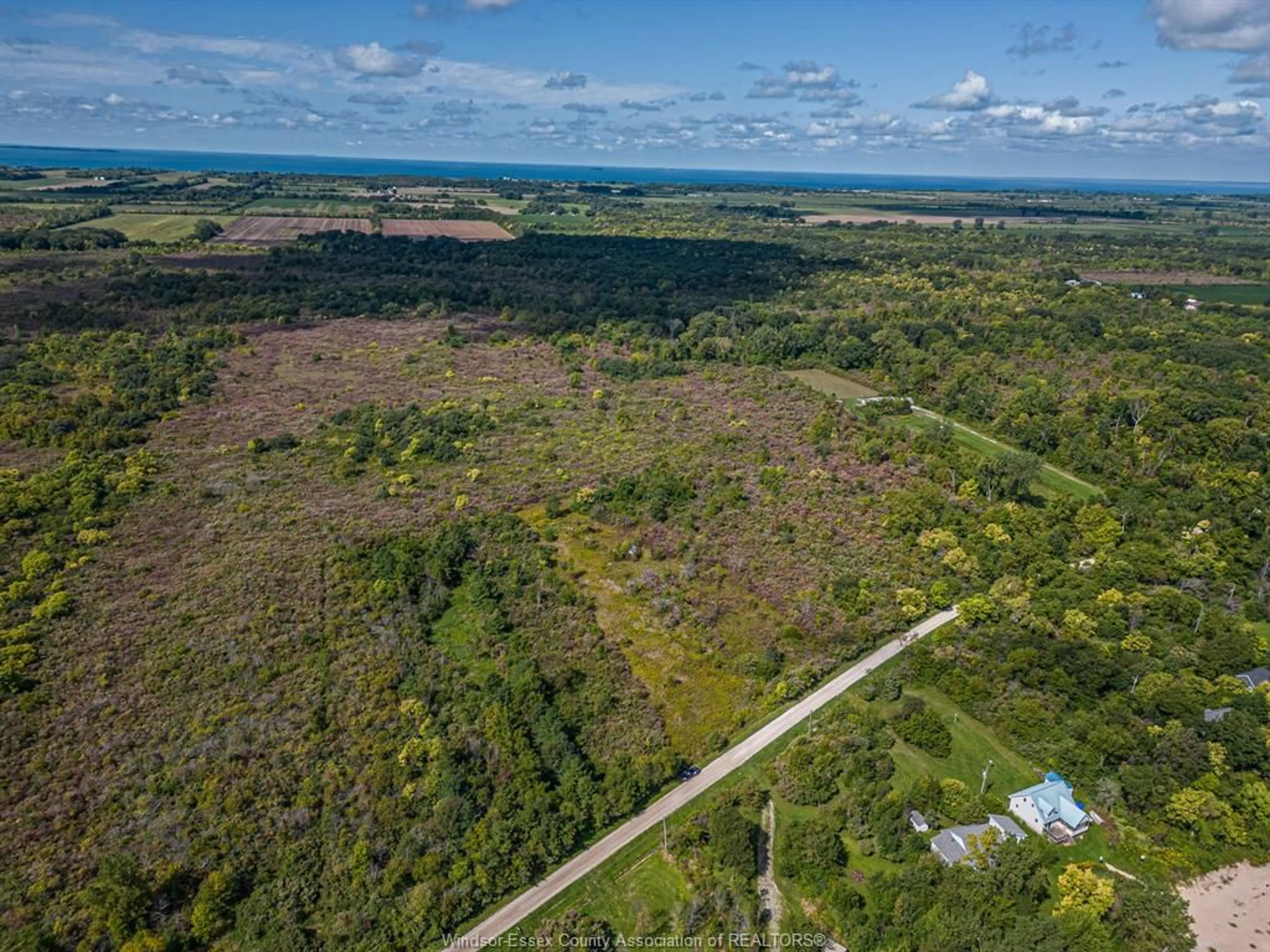 A pic from outside/outdoor area/front of a property/back of a property/a pic from drone, forest/trees view for V/L COOPER Rd, Pelee Island Ontario N0R 1A0