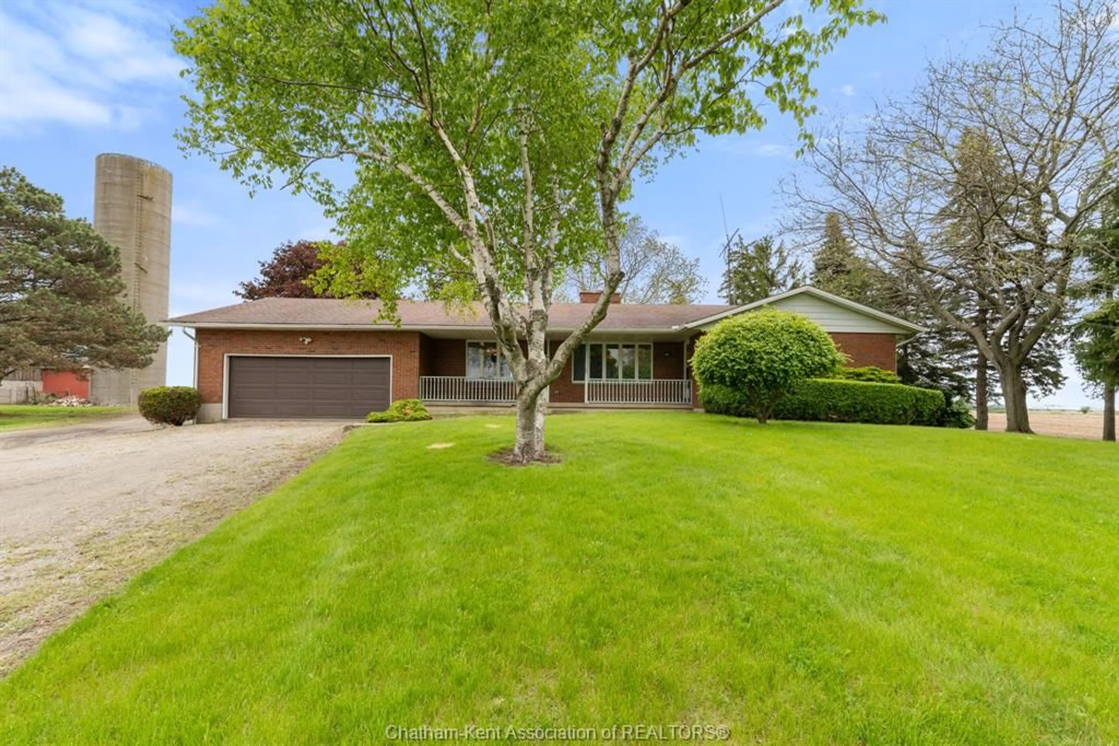 A pic from outside/outdoor area/front of a property/back of a property/a pic from drone, street for 14372 TALBOT Trail, Chatham-Kent Ontario N0P 2C0