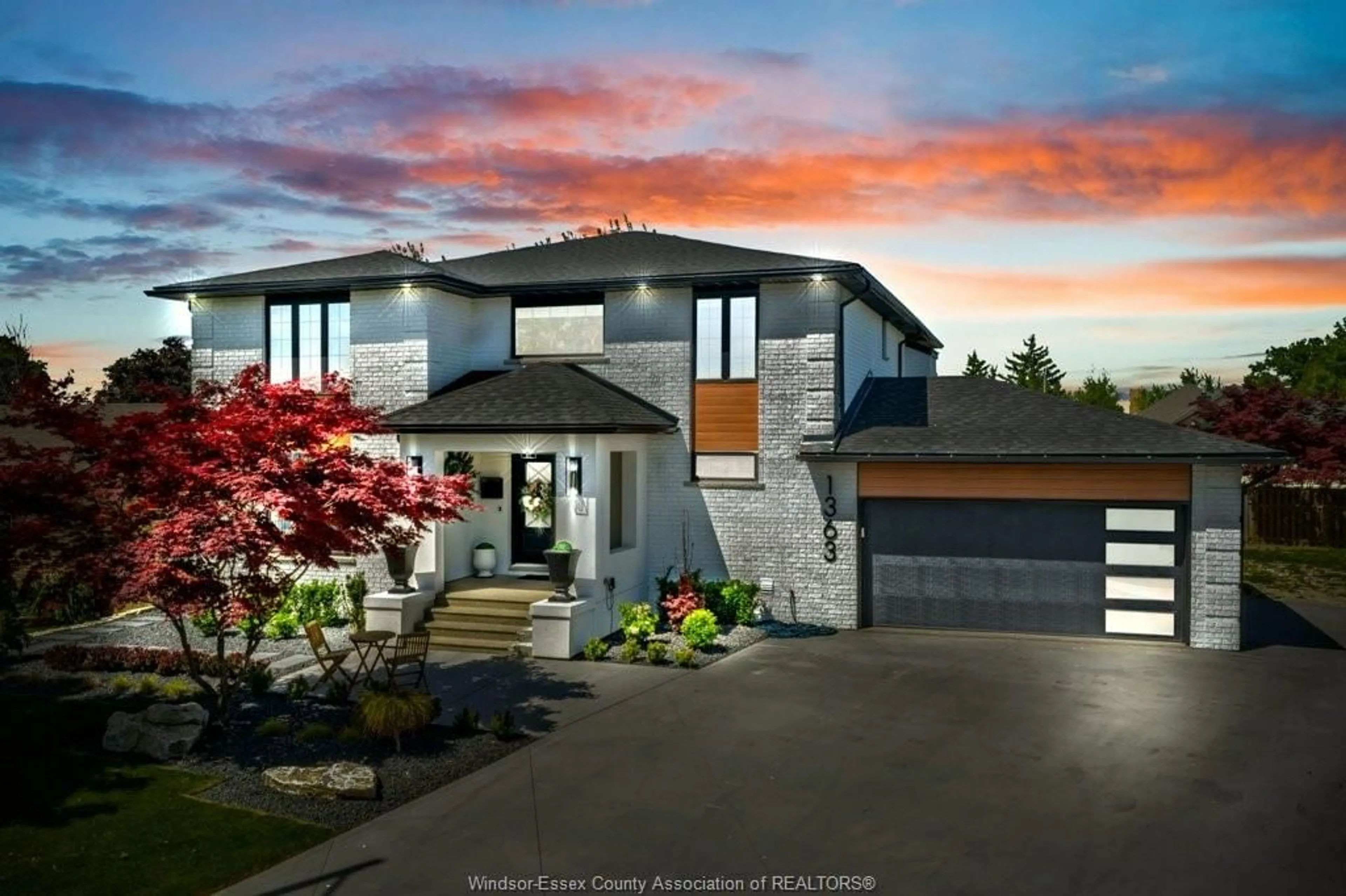 Home with brick exterior material, street for 1363 HARVEST BEND Rd, LaSalle Ontario N9H 2B5