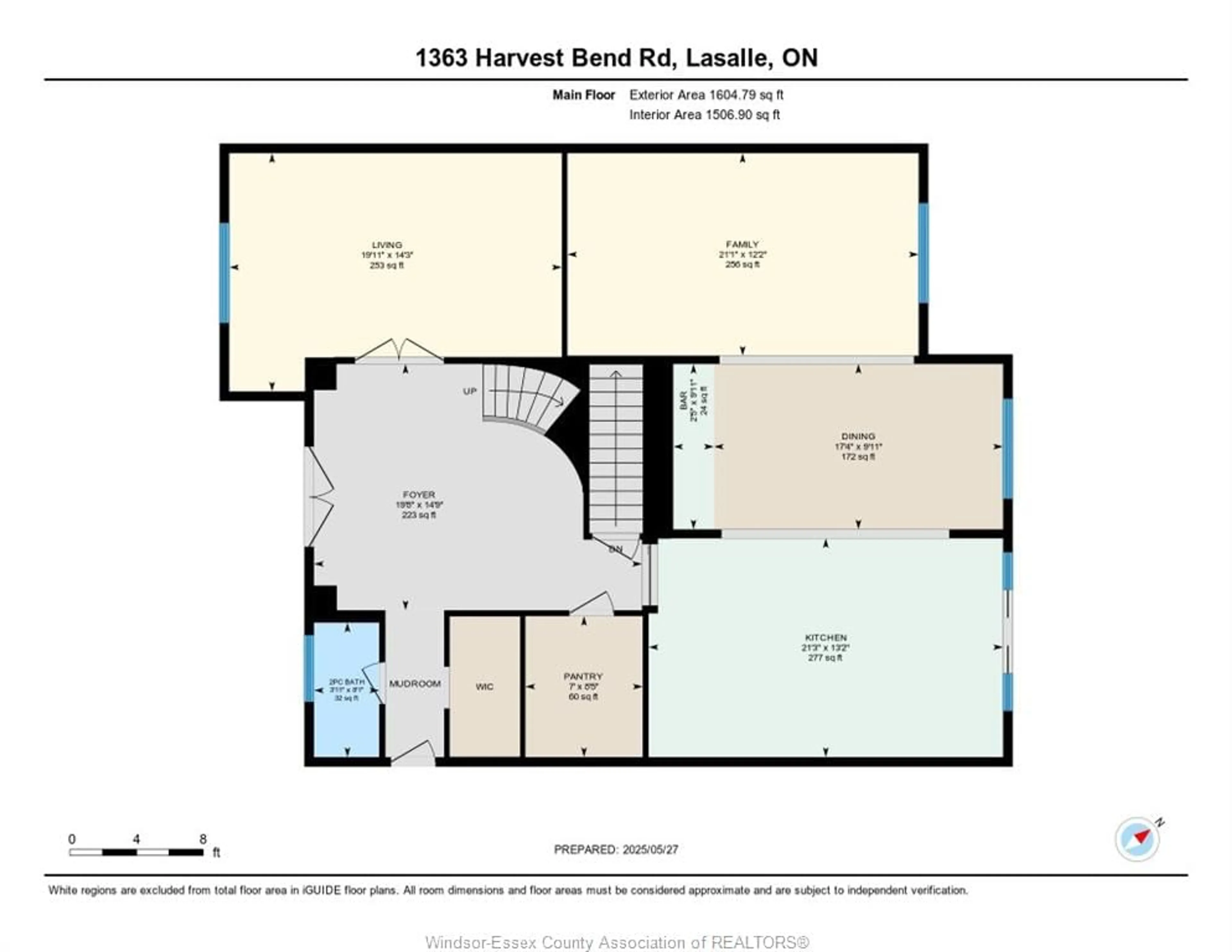 Floor plan for 1363 HARVEST BEND Rd, LaSalle Ontario N9H 2B5