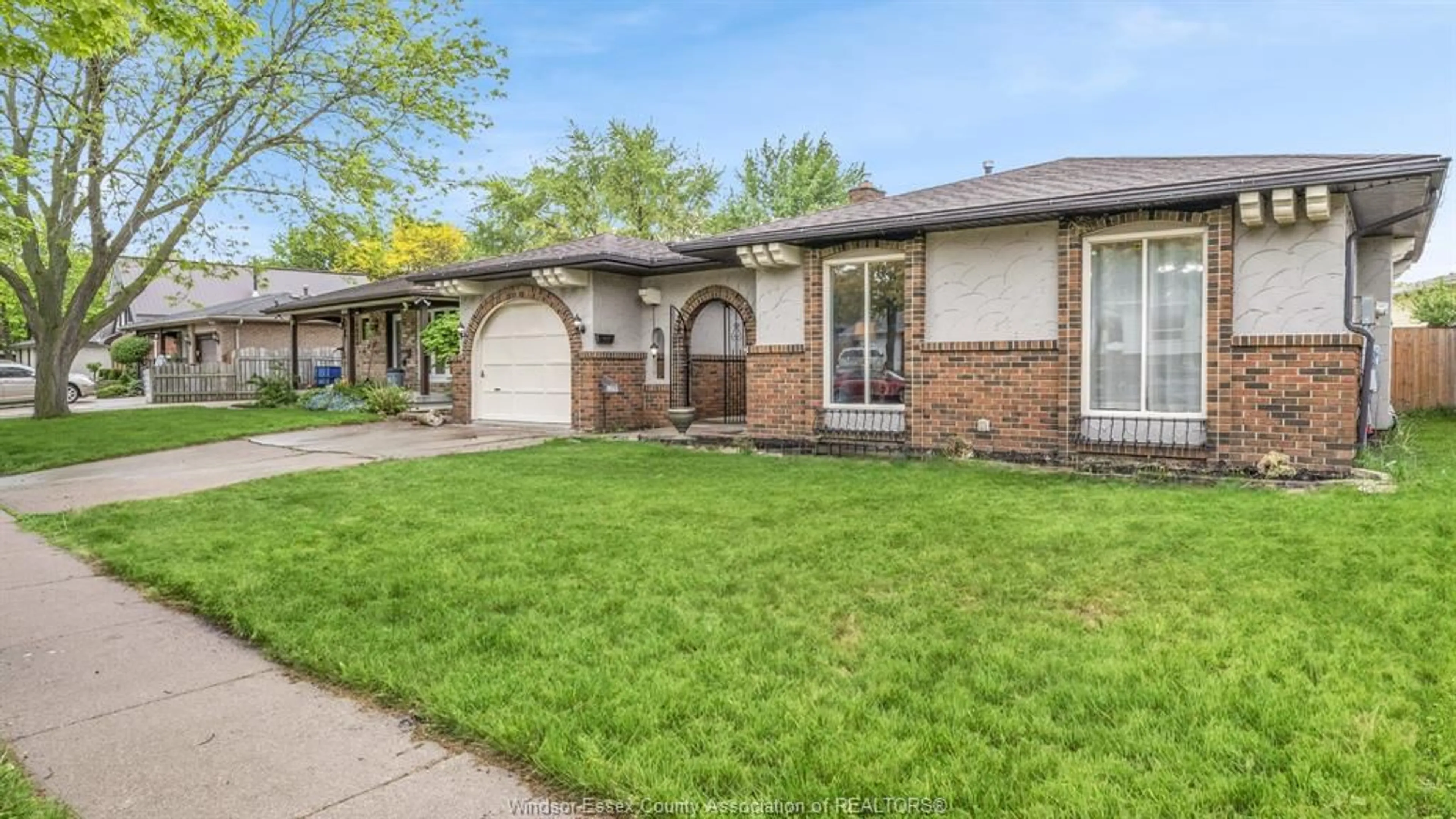Home with brick exterior material, street for 9645 BEACHDALE, Windsor Ontario N8R 1S4