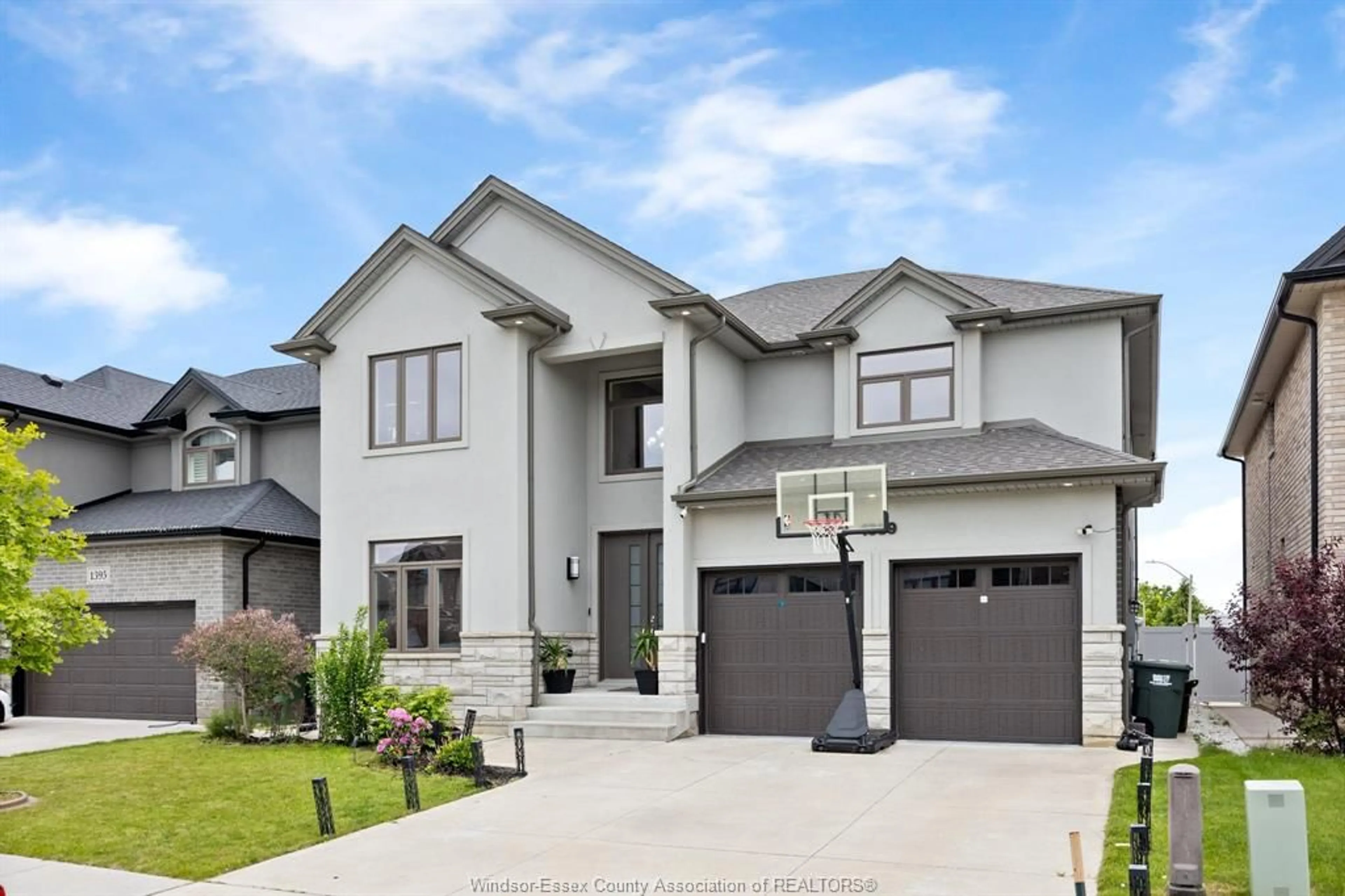 Home with brick exterior material, street for 1389 HELSINKI St, Windsor Ontario N9G 0B4